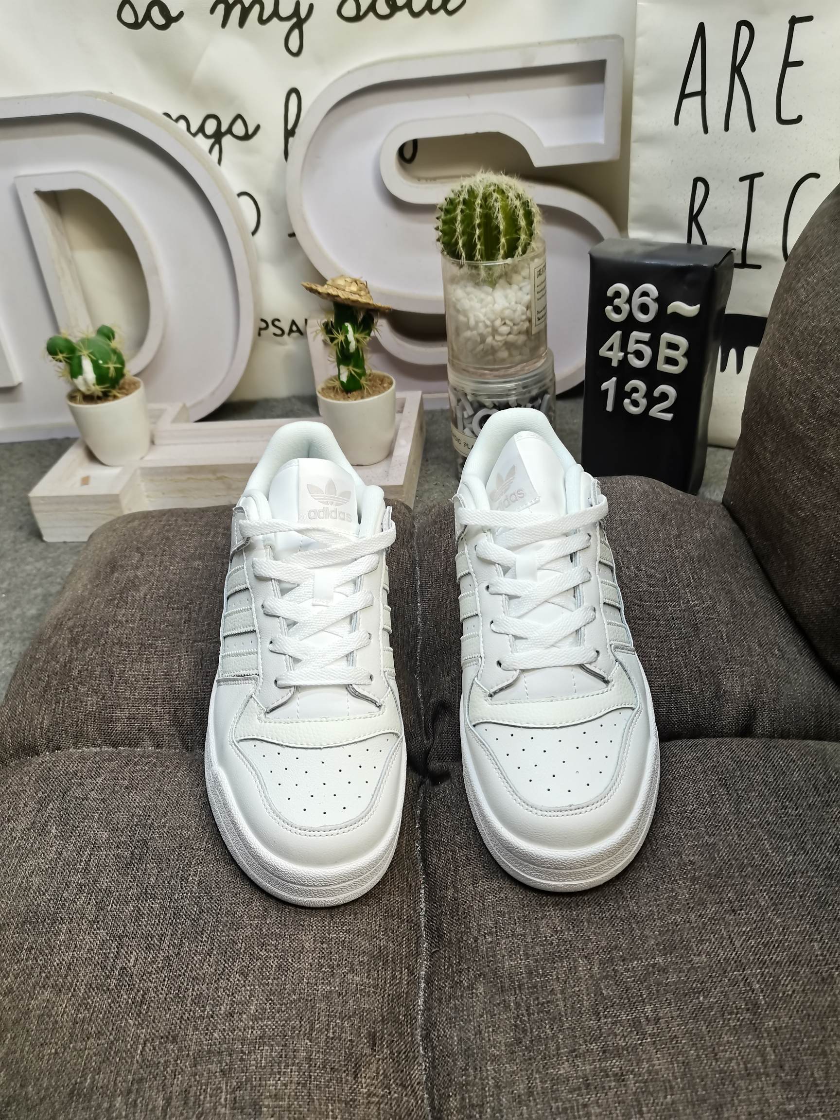 男女鞋36-45码带半码阿迪达斯AdidasORIGINALSForumCLIH7828低帮百搭潮流休闲