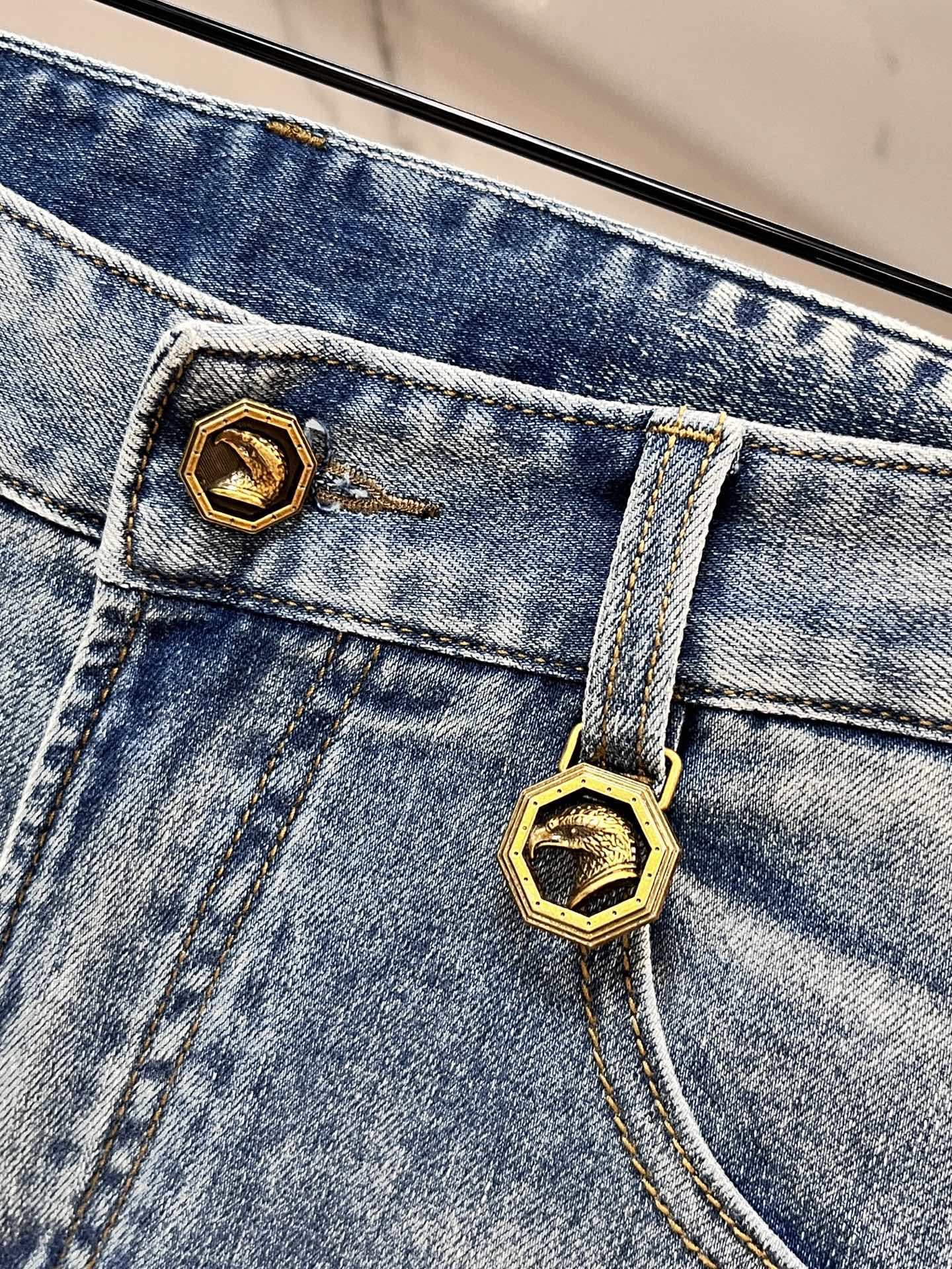 Stephen’s 2025SS High-Quality Jeans with Fresh Spring Fruit Pattern and Comfortable Fit - 图片 5