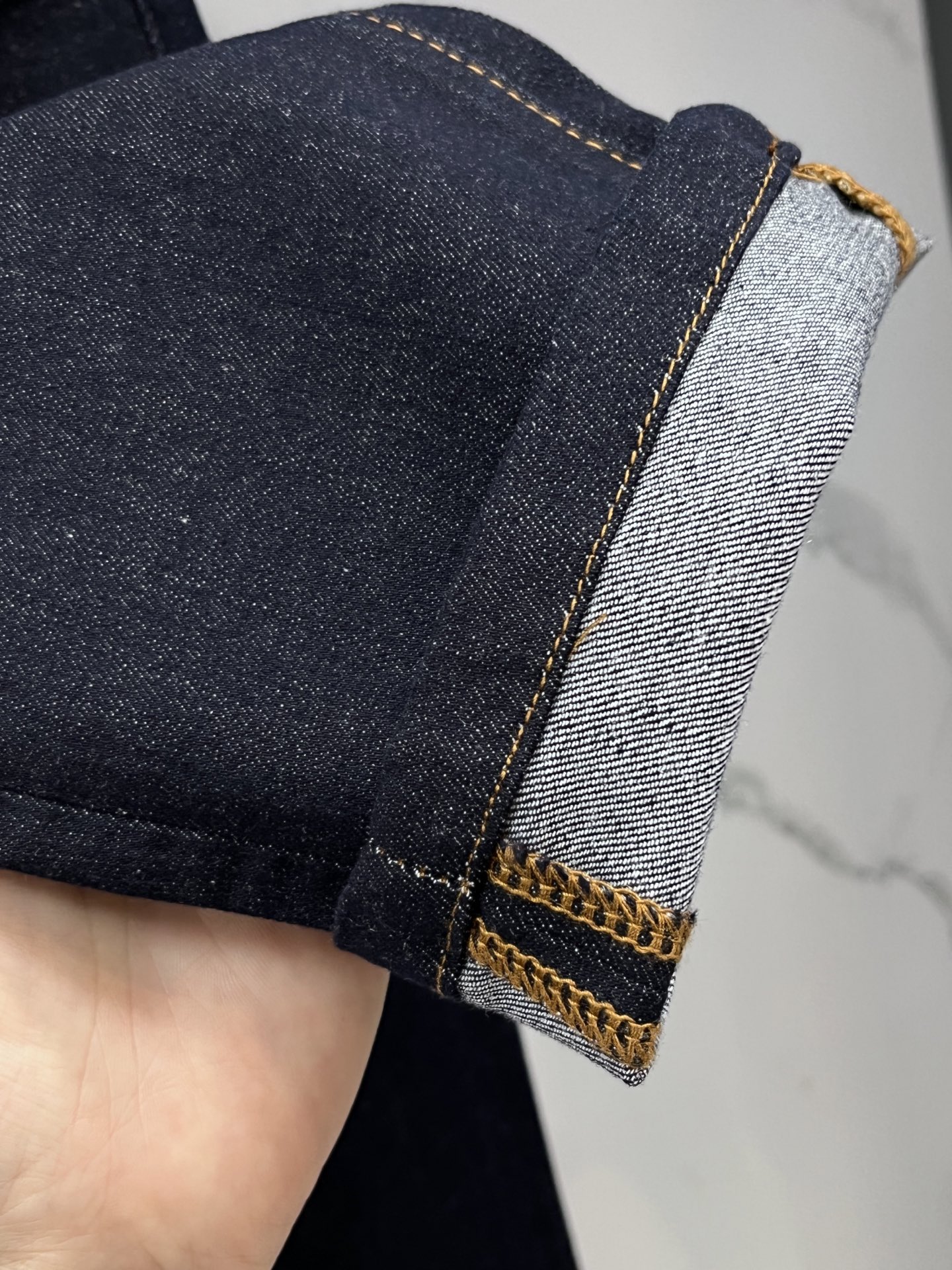 “High-Quality Water-Washing Jeans Genia 2025SS: Comfortable, Stylish, Hardware Decorations, Sizes 29-38” - 图片 9