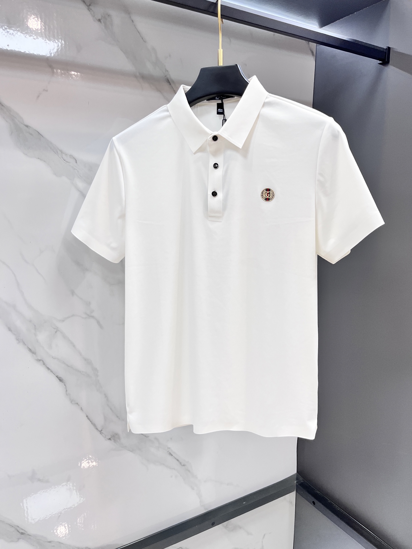 Gucci 2025ss夏季新品，男士免烫抗速干商务短袖POLO衫，贸易公司渠道稀出，领先GW发售！驴家
