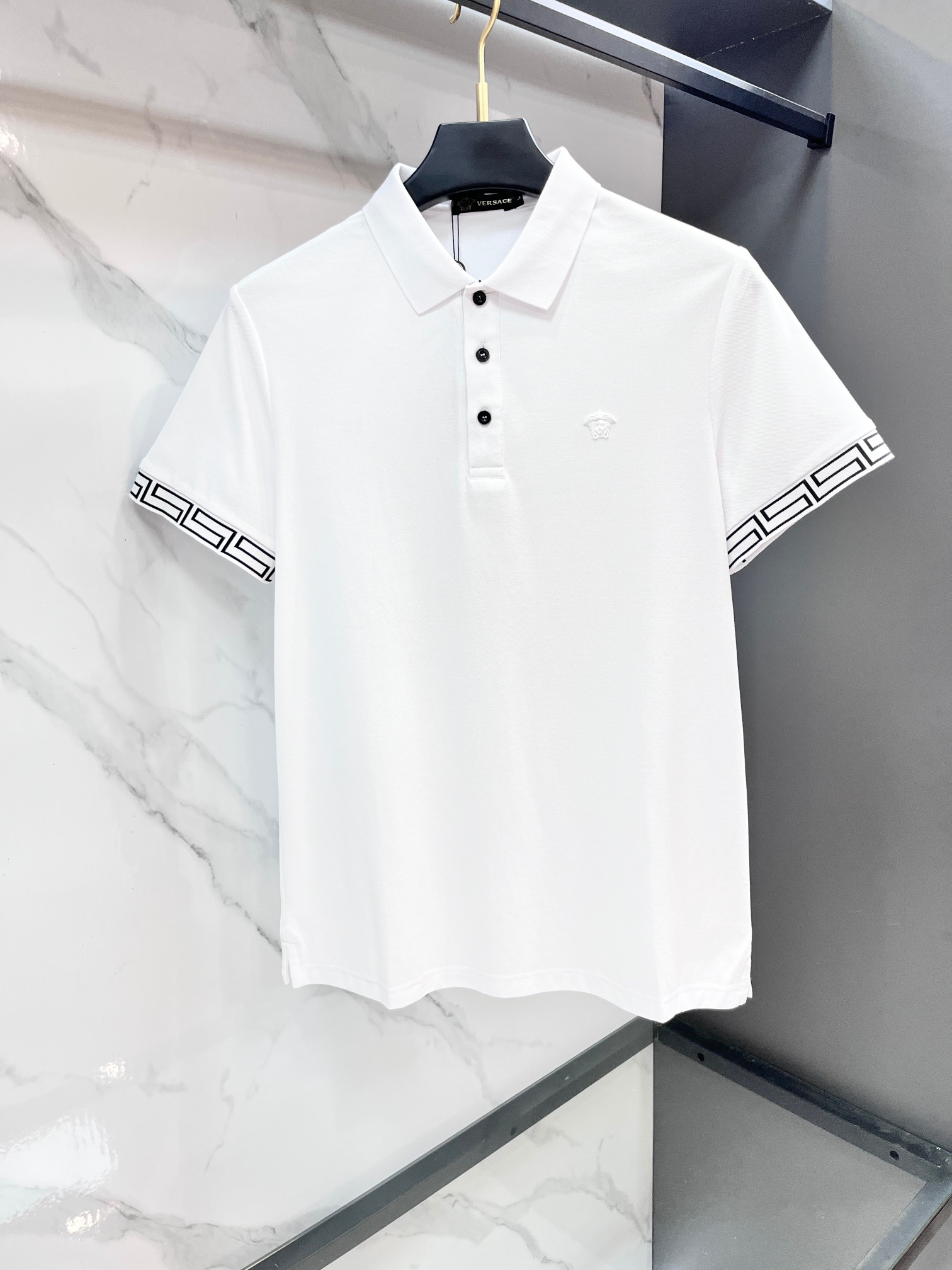 范思哲 2025新款高端商务Polo 白领 单位人士必入单品！ 休闲商务翻领短袖，科技面料，体感非常棒，