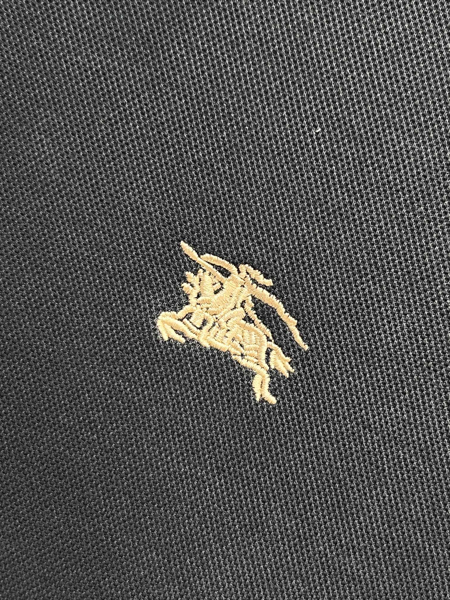 巴宝莉 专柜新品秋款长袖Polo，高端定制高版本时尚百搭爆款▲A原版进口珠地棉，胸前logo图案设计 手