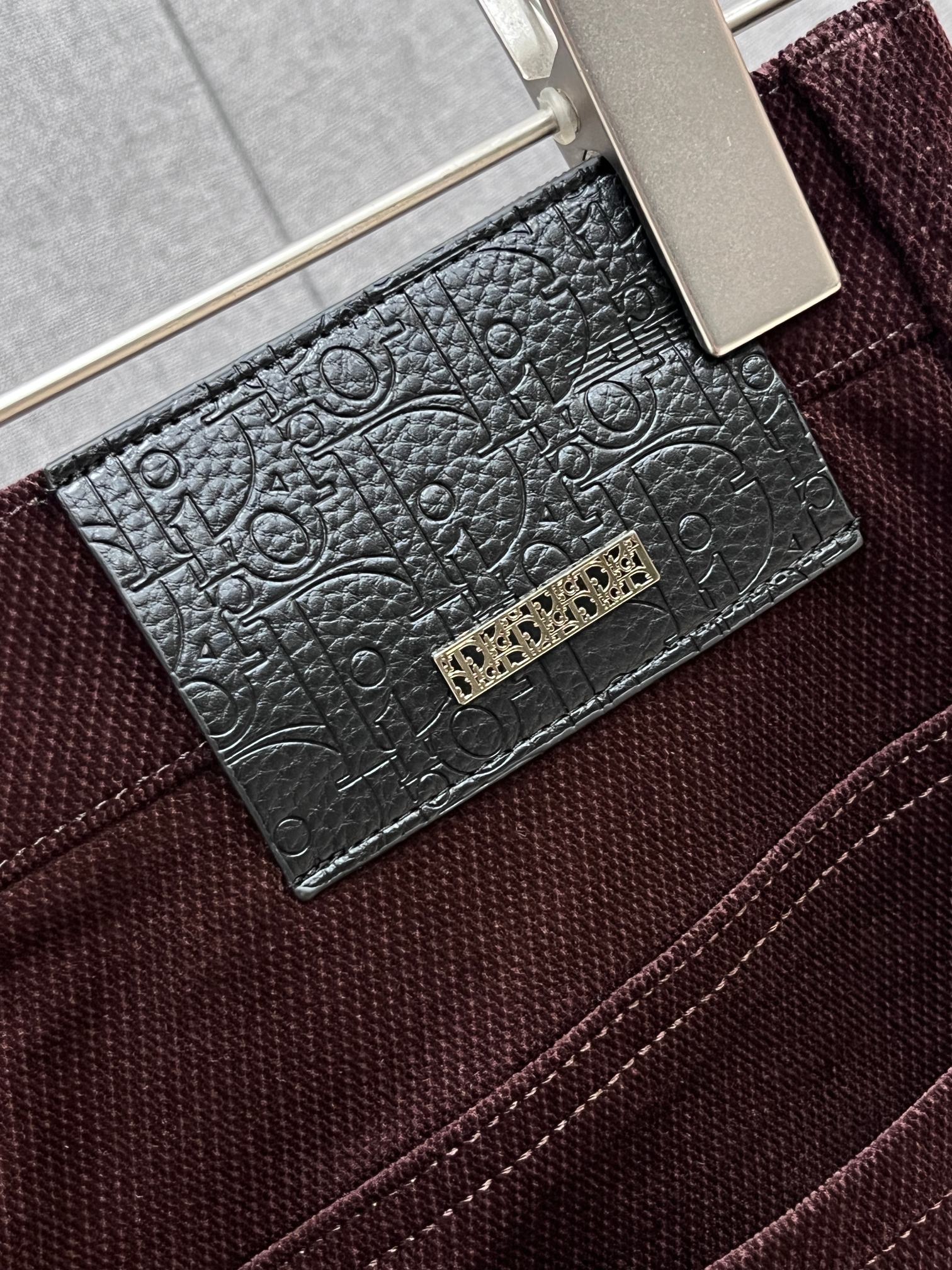 迪奥🔥高端定制、2025早秋最新款牛仔裤 柜台同步发售 原版定制 客供五金辅料 原单品质 进口固色牛仔弹