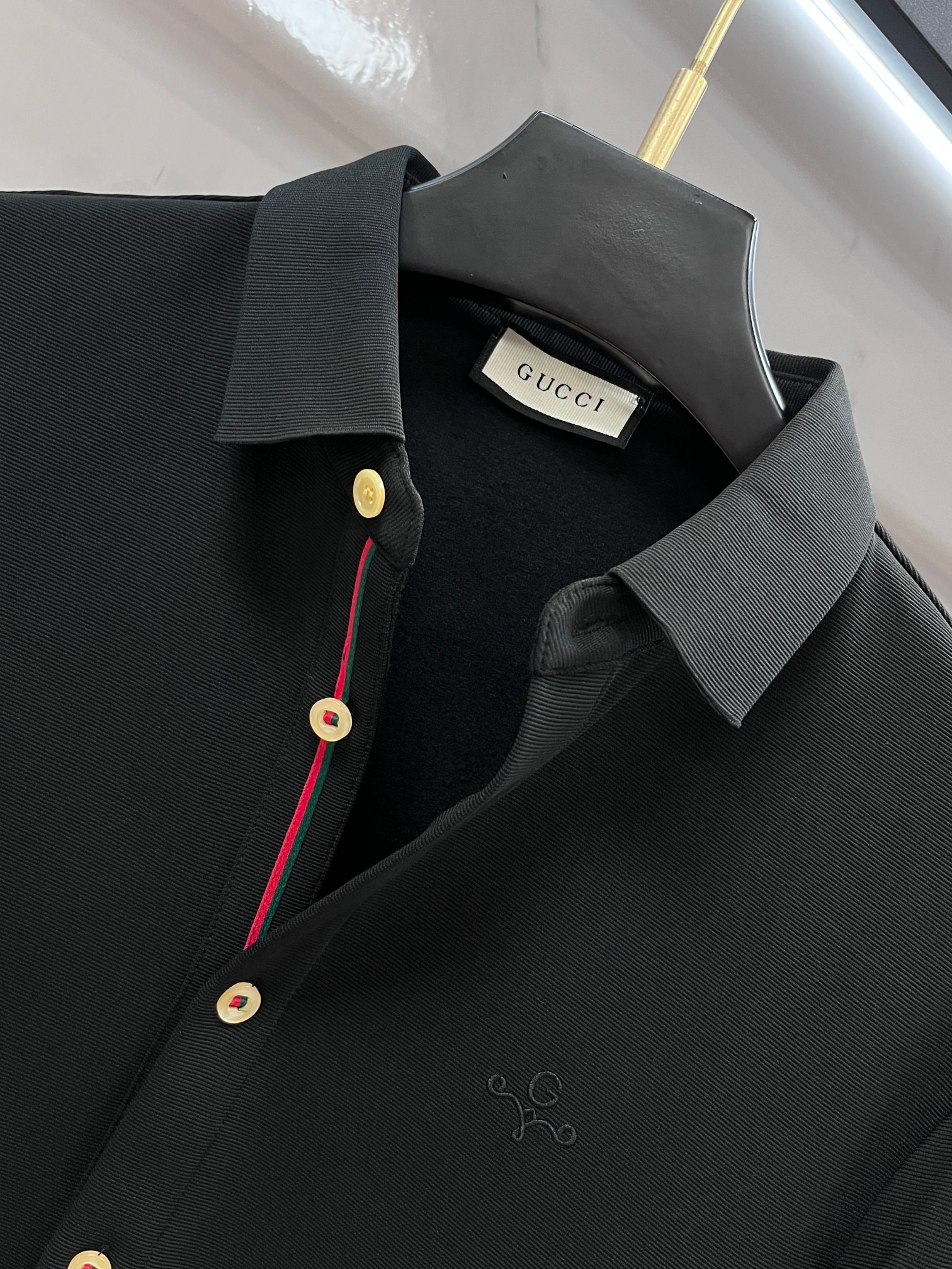 Gucci 超柔加绒衬衫！💥人气爆款！专柜新品彩条超柔羊毛蚕丝加绒衬衫！恒隆在售万元级，今年旗舰定制面料