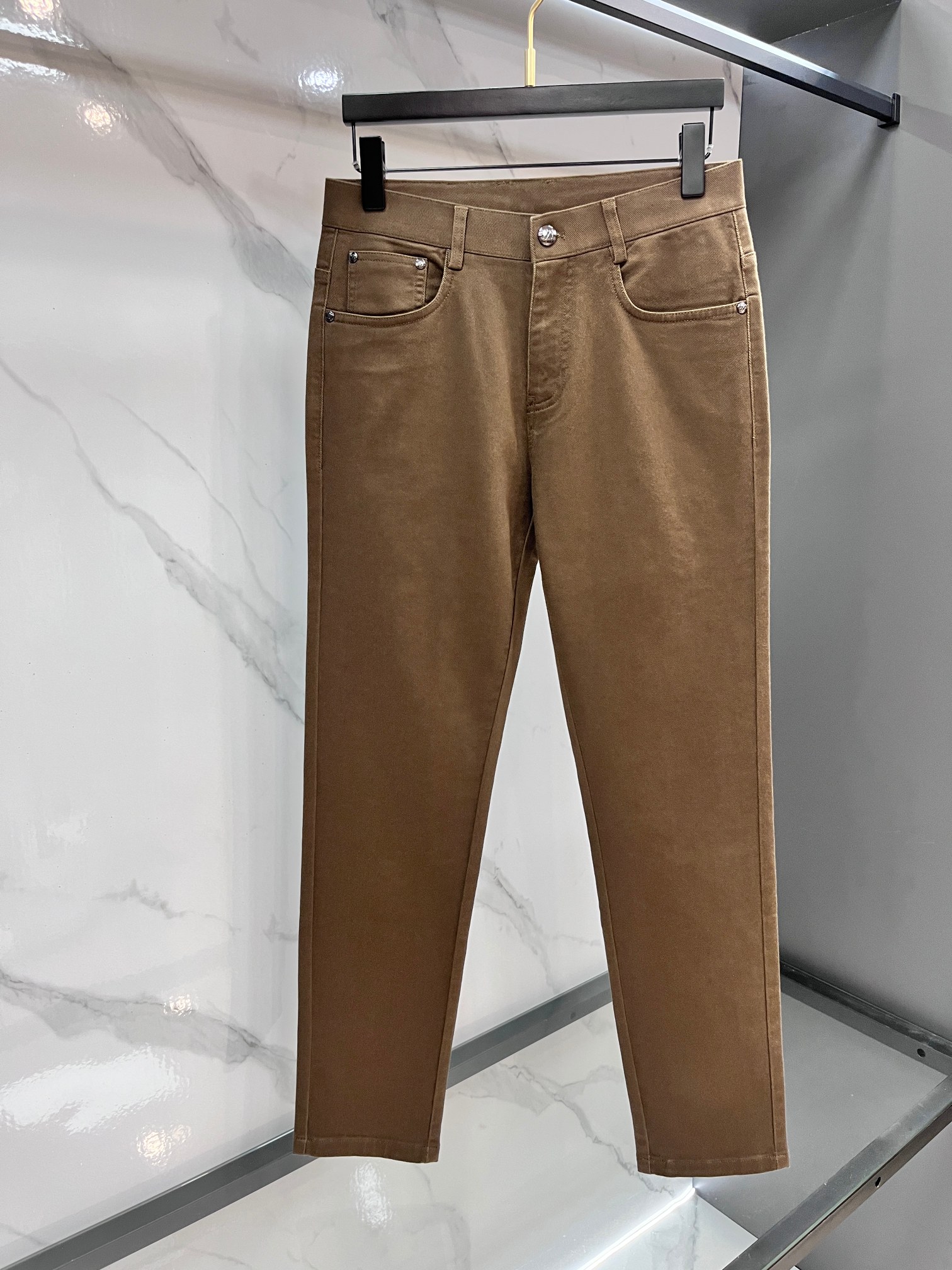 杰尼亚 🔥高端定制、2026早秋最新款牛仔裤 柜台同步发售 原版定制 客供五金辅料 原单品质 进口固色牛