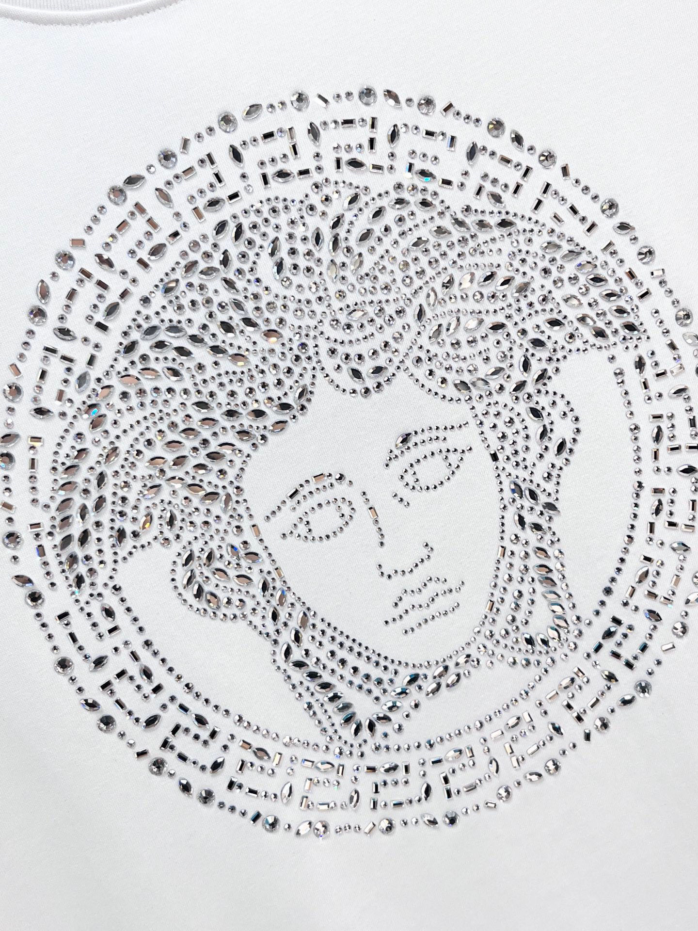 VERSACE/范思哲 2025春夏装欧洲GW专柜新款 走秀网红款定制 顶级原单时尚休闲短袖T恤。25s