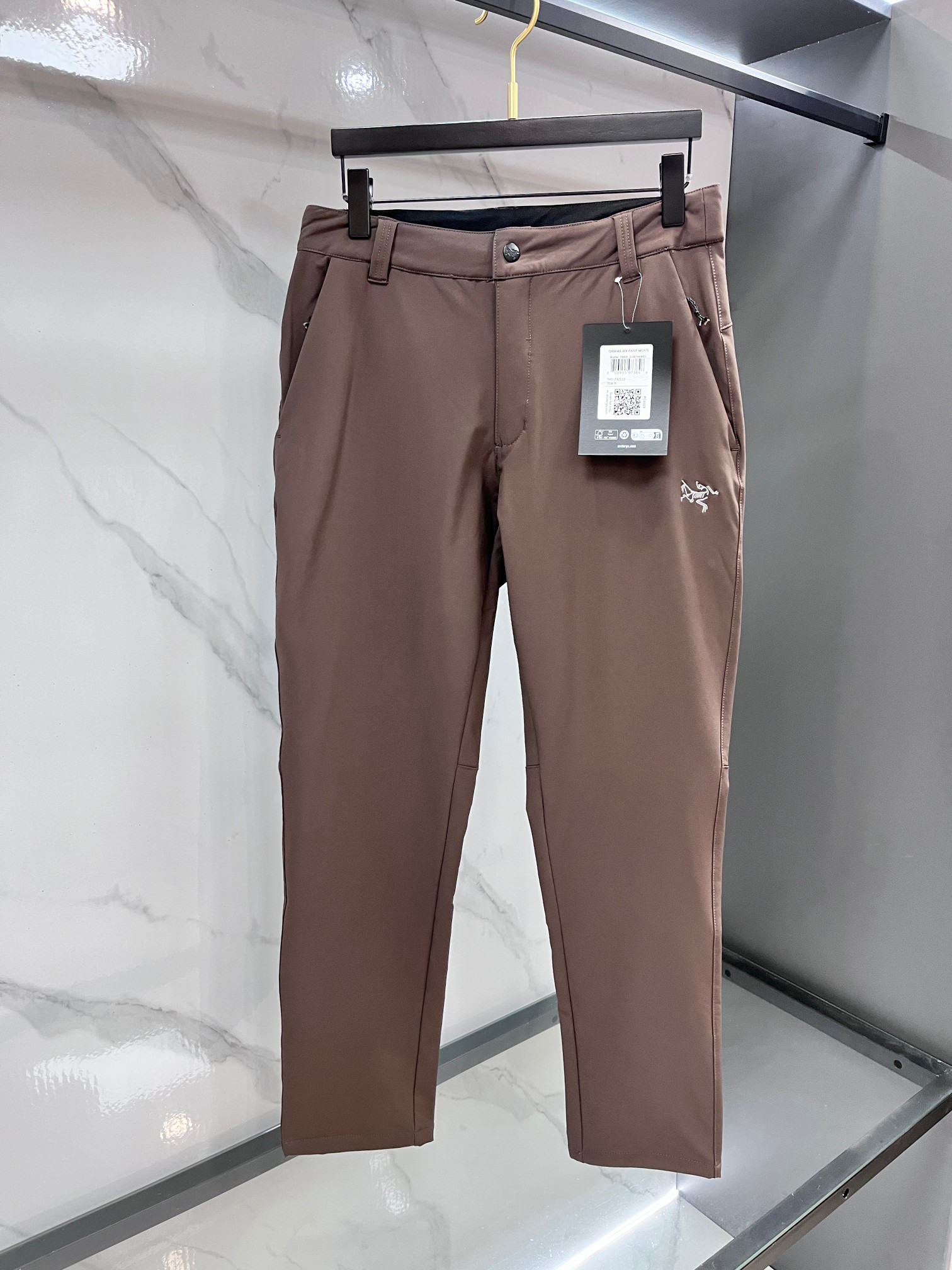 始祖鸟 ARC'TERYX户外防风加绒休闲裤，冬季男士软壳裤！无缝设计高热度鸟家户外机能风3D立体修身裁