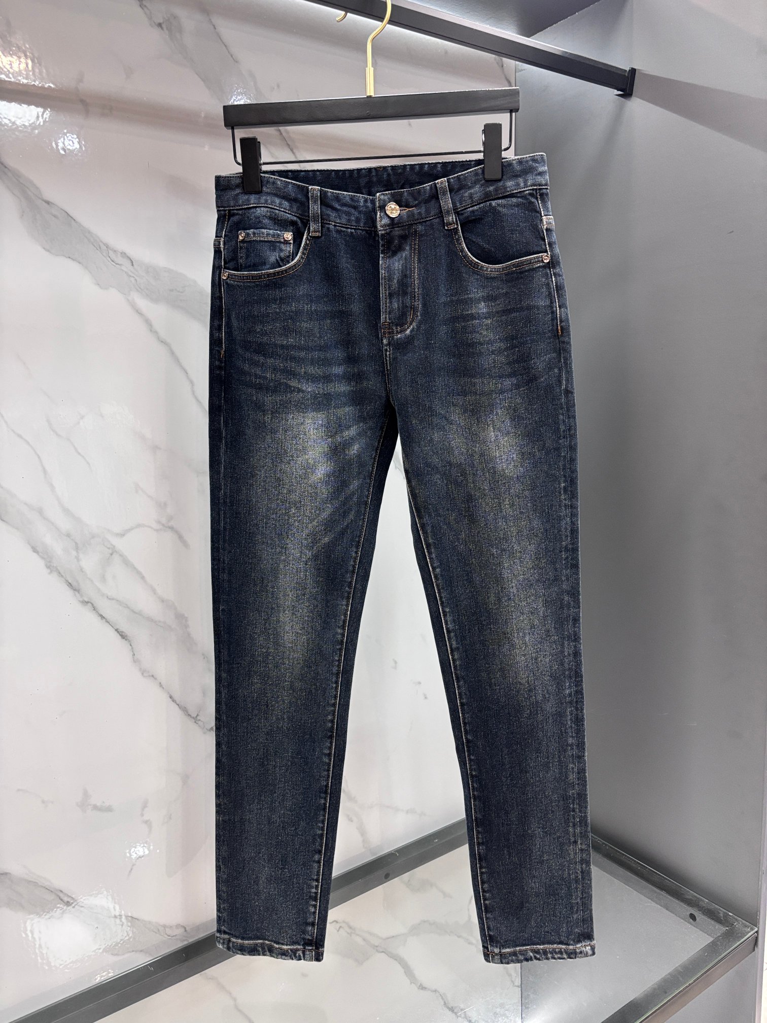 杰尼亚 🔥高端定制、2025早秋最新款牛仔裤 柜台同步发售 原版定制 客供五金辅料 原单品质 进口固色牛
