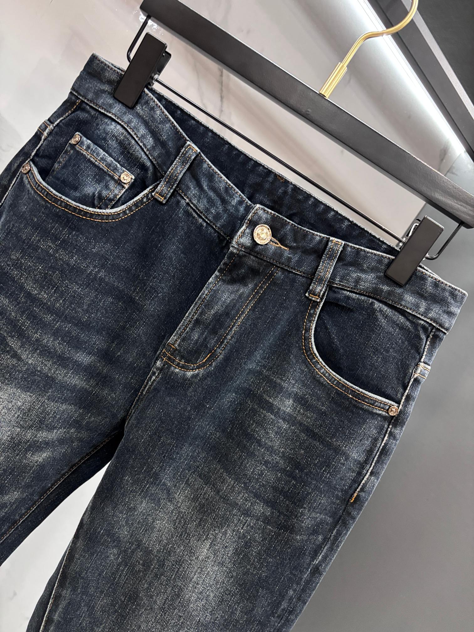 杰尼亚 🔥高端定制、2025早秋最新款牛仔裤 柜台同步发售 原版定制 客供五金辅料 原单品质 进口固色牛