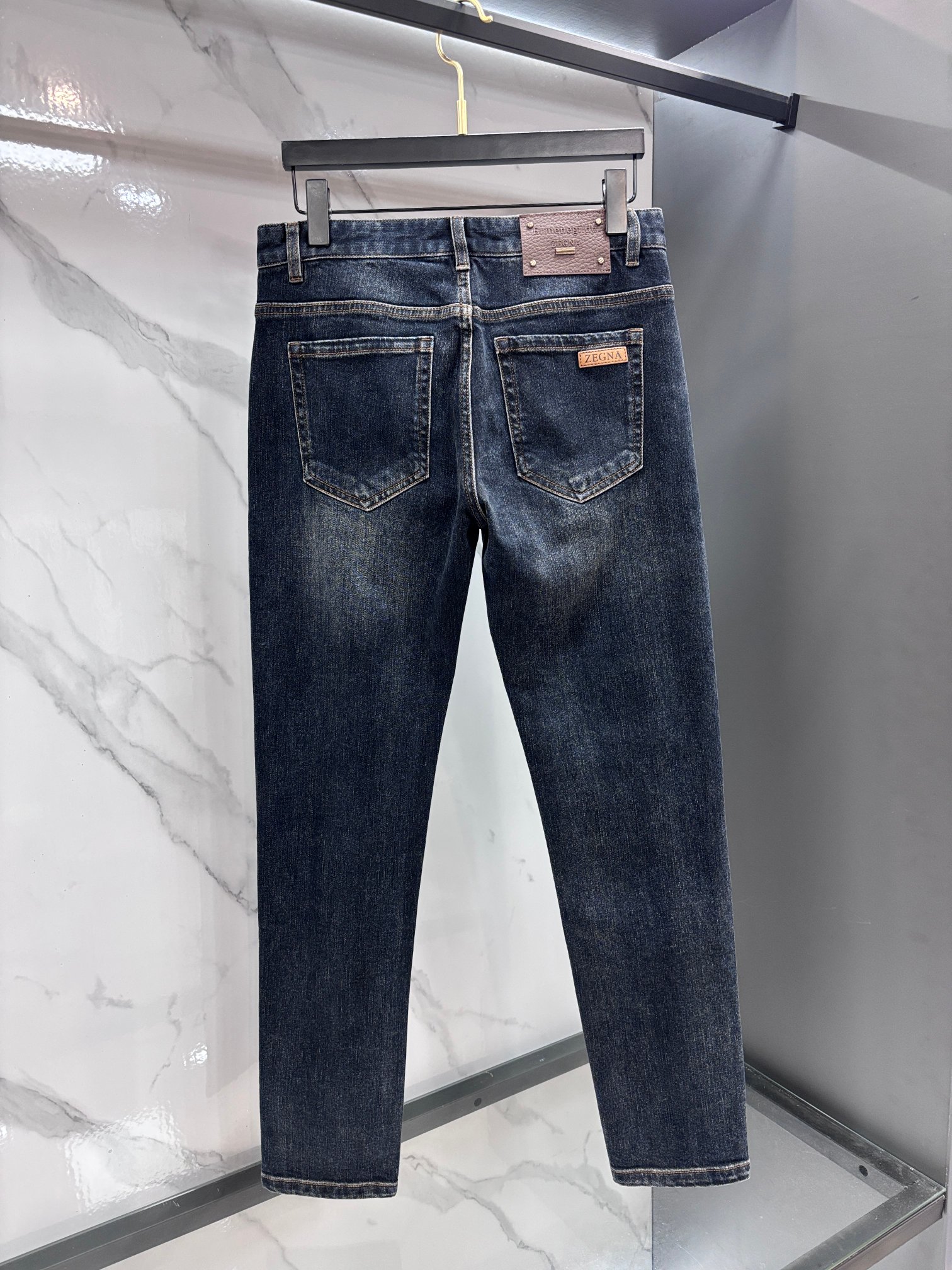 杰尼亚 🔥高端定制、2025早秋最新款牛仔裤 柜台同步发售 原版定制 客供五金辅料 原单品质 进口固色牛