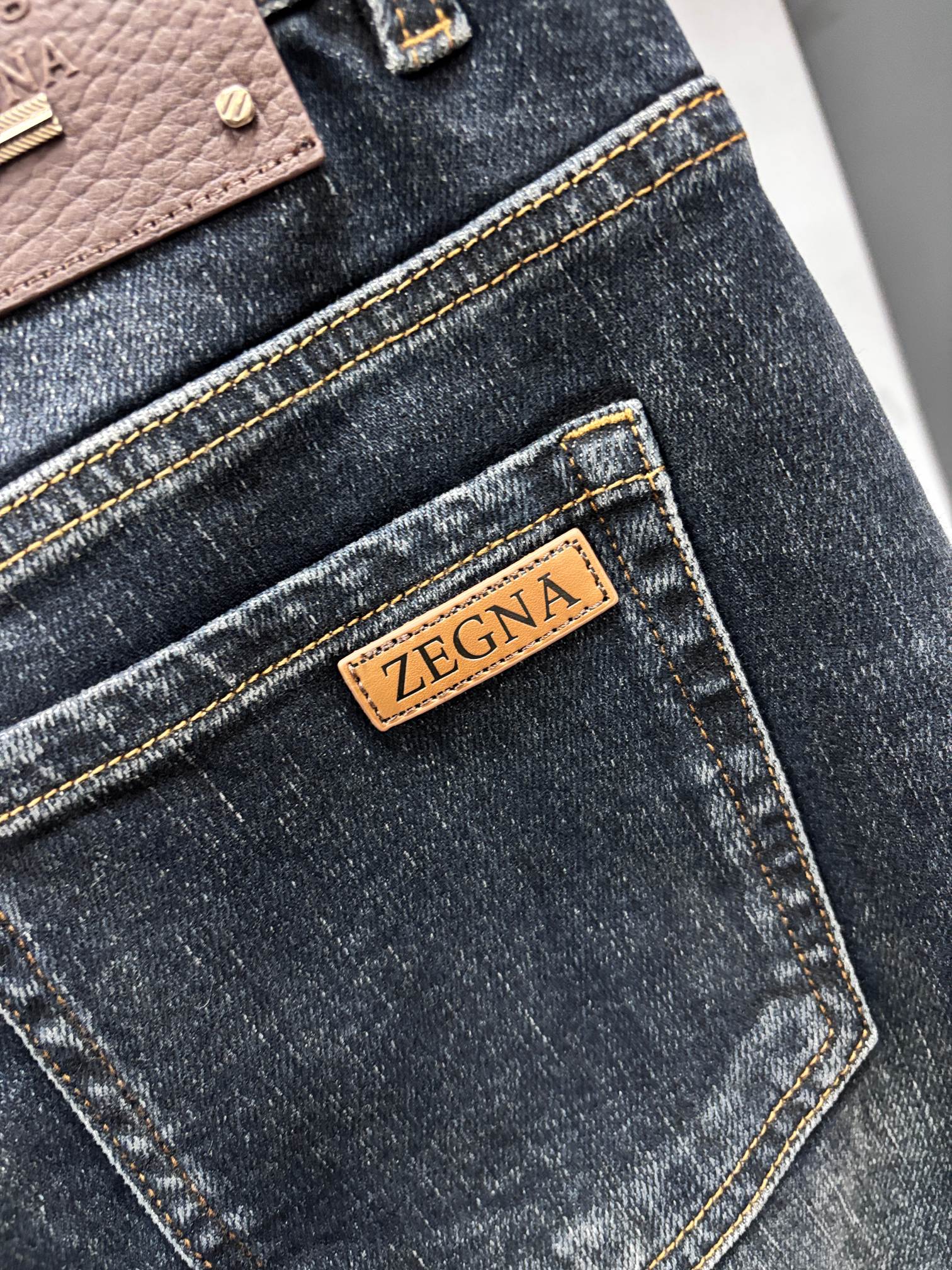 杰尼亚 🔥高端定制、2025早秋最新款牛仔裤 柜台同步发售 原版定制 客供五金辅料 原单品质 进口固色牛