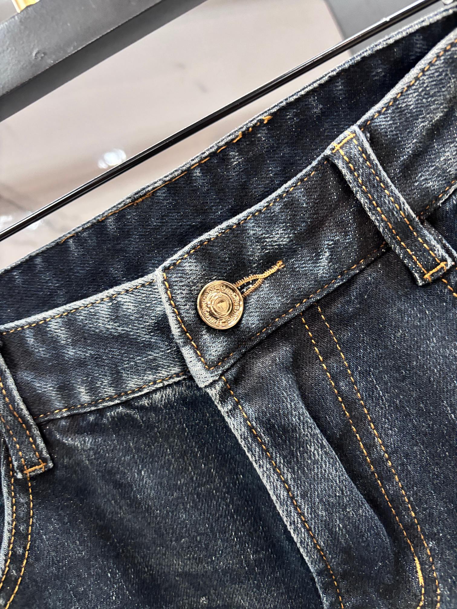 迪奥 🔥高端定制、2025早秋最新款牛仔裤 柜台同步发售 原版定制 客供五金辅料 原单品质 进口固色牛仔