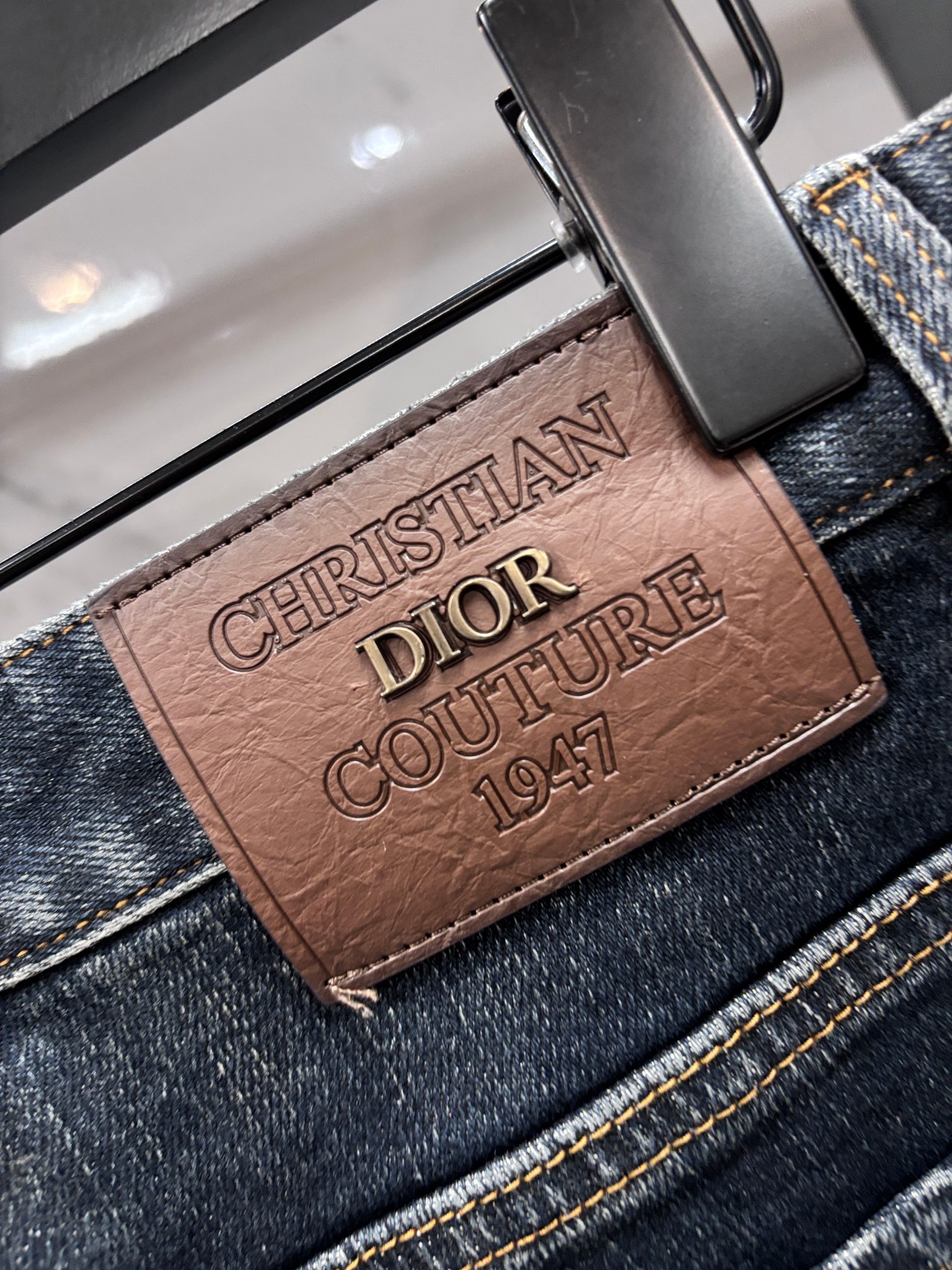 迪奥 🔥高端定制、2025早秋最新款牛仔裤 柜台同步发售 原版定制 客供五金辅料 原单品质 进口固色牛仔