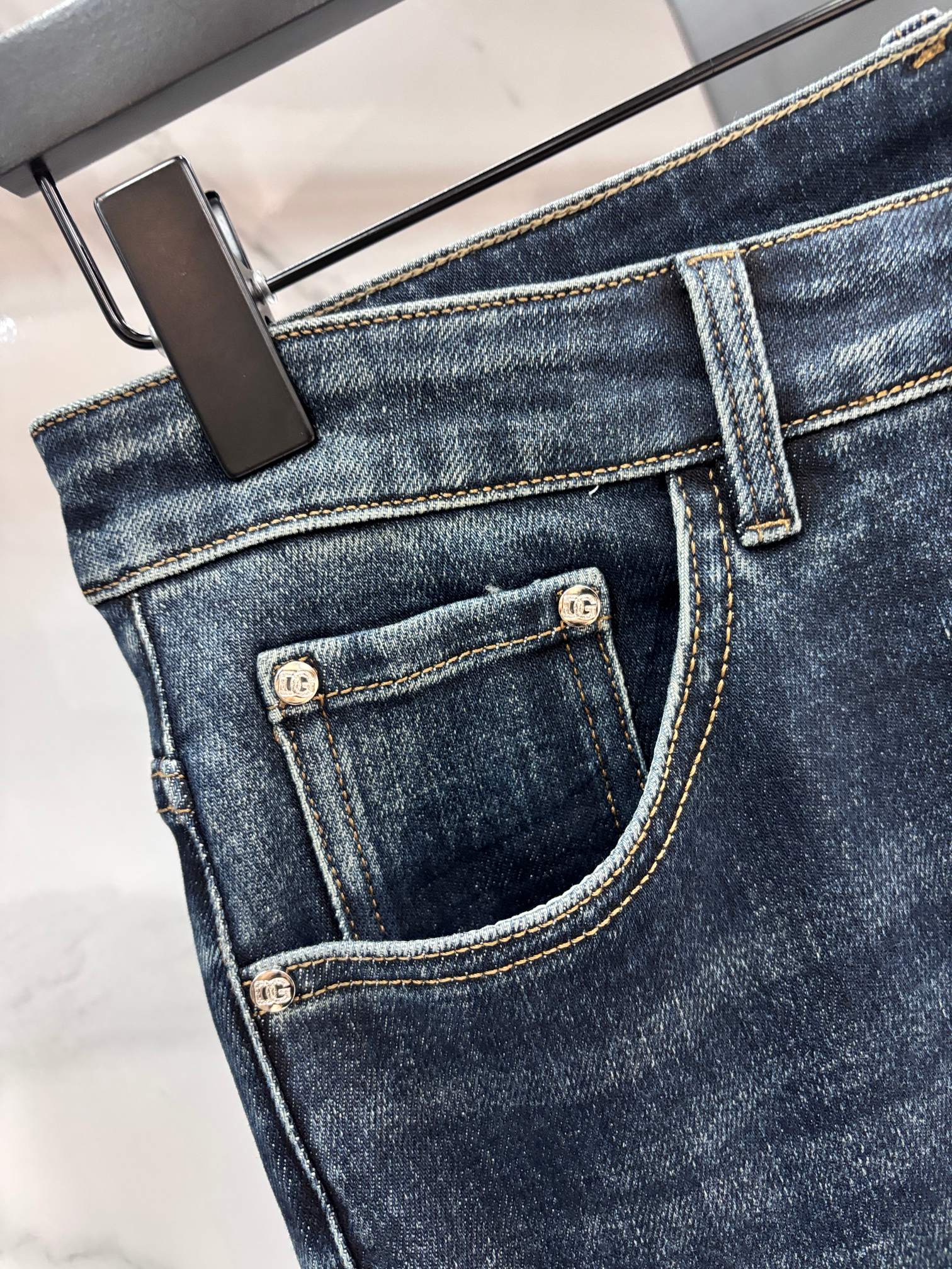 DG 🔥高端定制、2025早秋最新款牛仔裤 柜台同步发售 原版定制 客供五金辅料 原单品质 进口固色牛仔