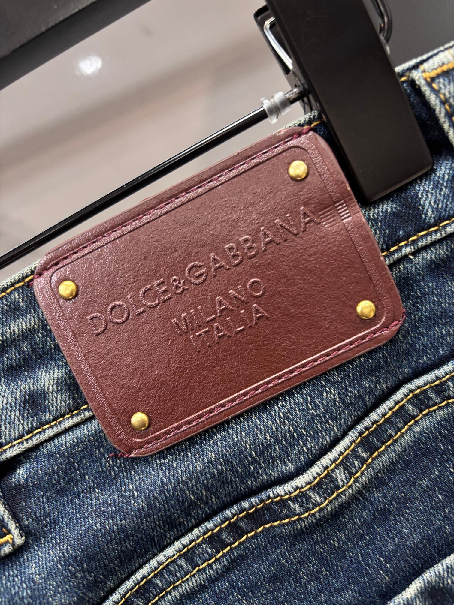 DG 🔥高端定制、2025早秋最新款牛仔裤 柜台同步发售 原版定制 客供五金辅料 原单品质 进口固色牛仔