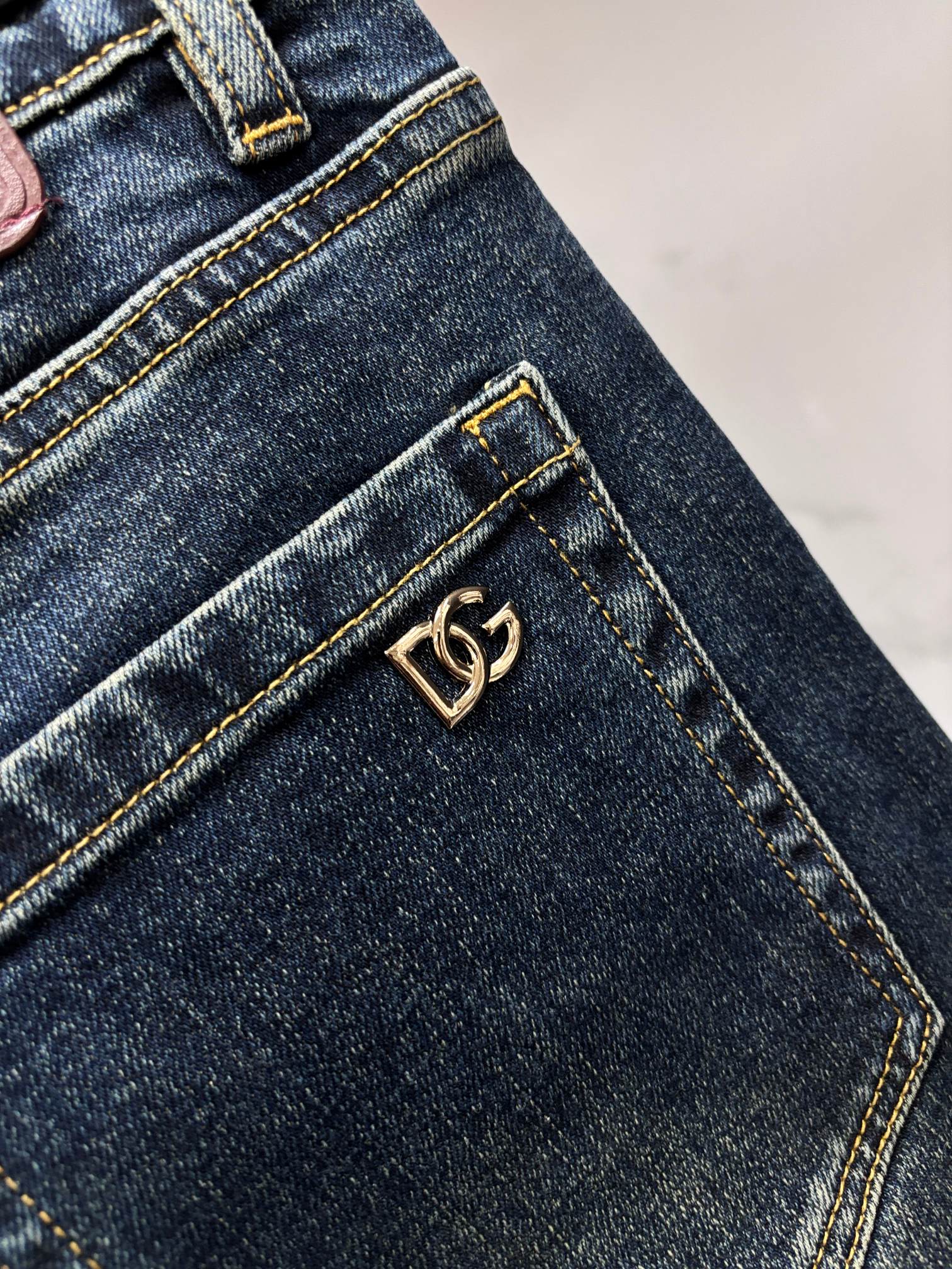 DG 🔥高端定制、2025早秋最新款牛仔裤 柜台同步发售 原版定制 客供五金辅料 原单品质 进口固色牛仔