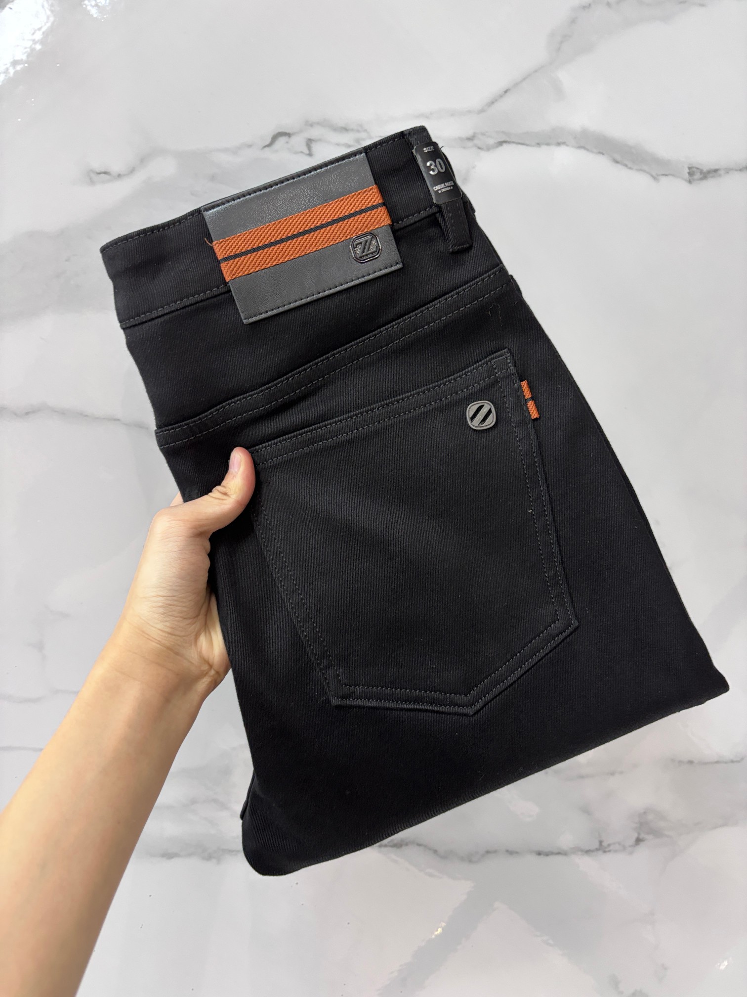 杰尼亚 🔥高端定制、2025早秋最新款牛仔裤 柜台同步发售 原版定制 客供五金辅料 原单品质 进口固色牛