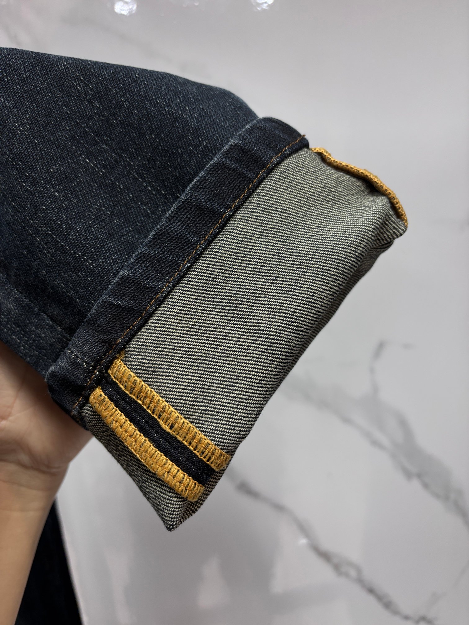 巴宝莉 🔥高端定制、2025早秋最新款牛仔裤 柜台同步发售 原版定制 客供五金辅料 原单品质 进口固色牛