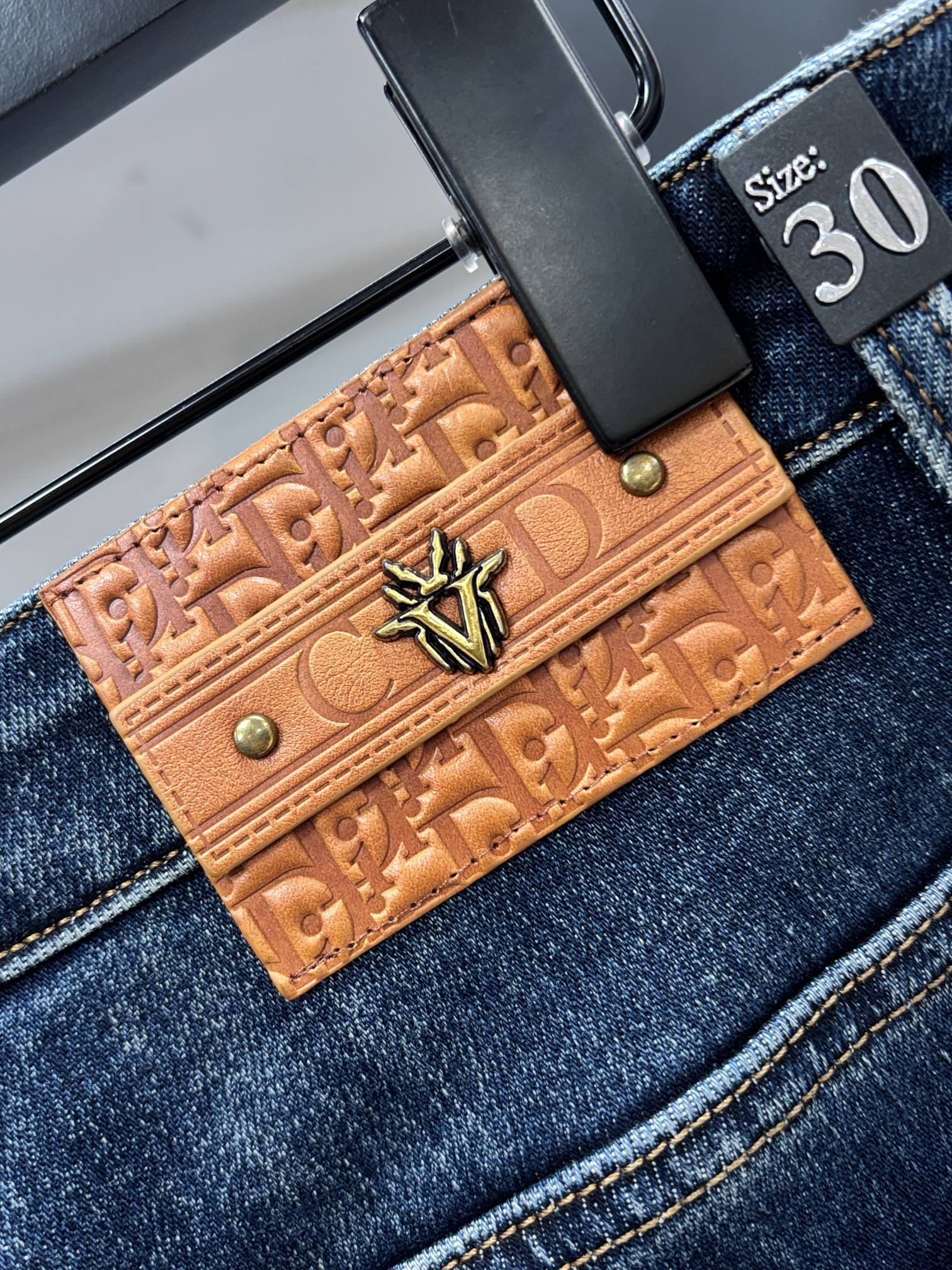 迪奥 🔥高端定制、2025早秋最新款牛仔裤 柜台同步发售 原版定制 客供五金辅料 原单品质 进口固色牛仔