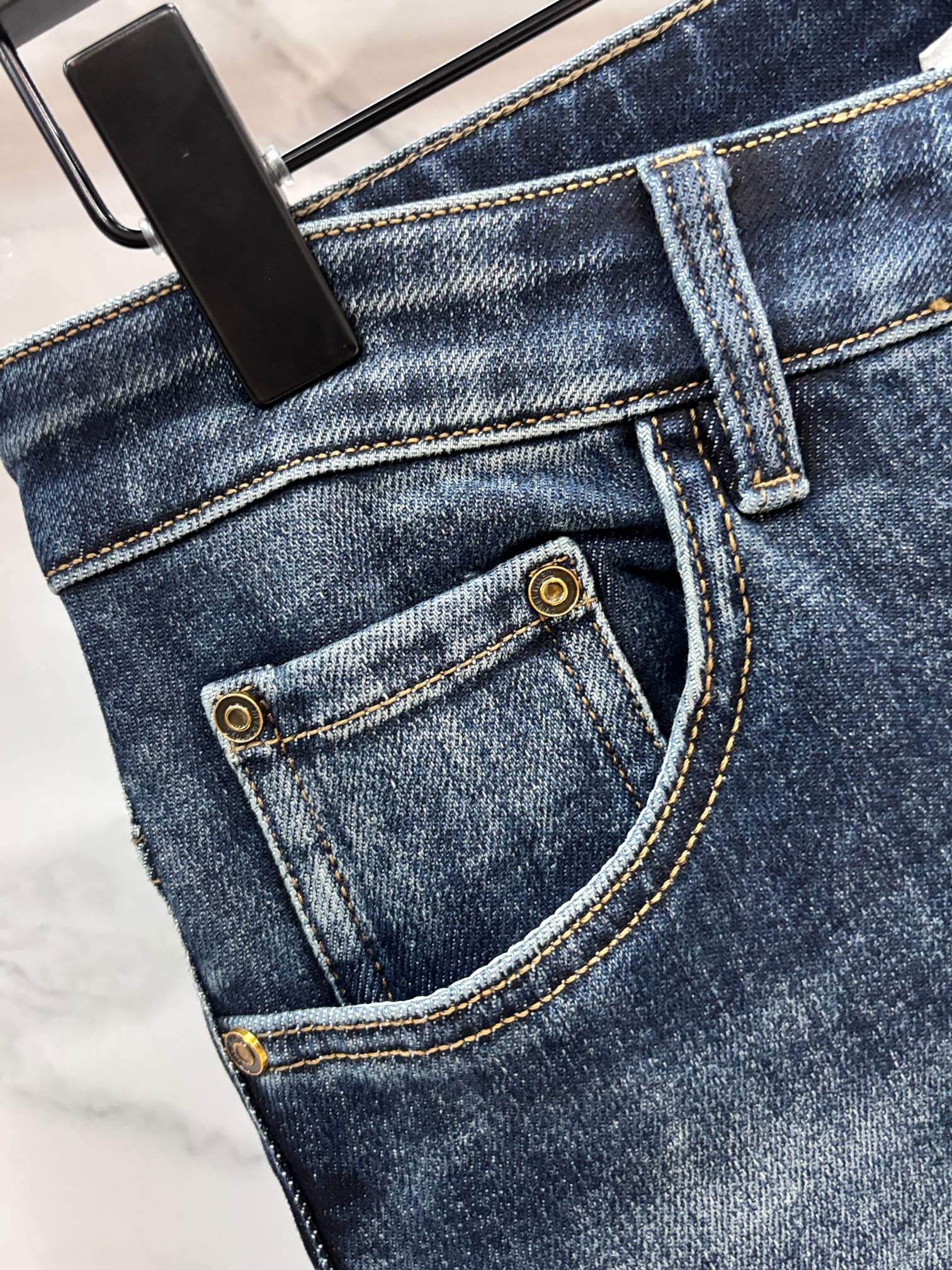 迪奥 🔥高端定制、2025早秋最新款牛仔裤 柜台同步发售 原版定制 客供五金辅料 原单品质 进口固色牛仔