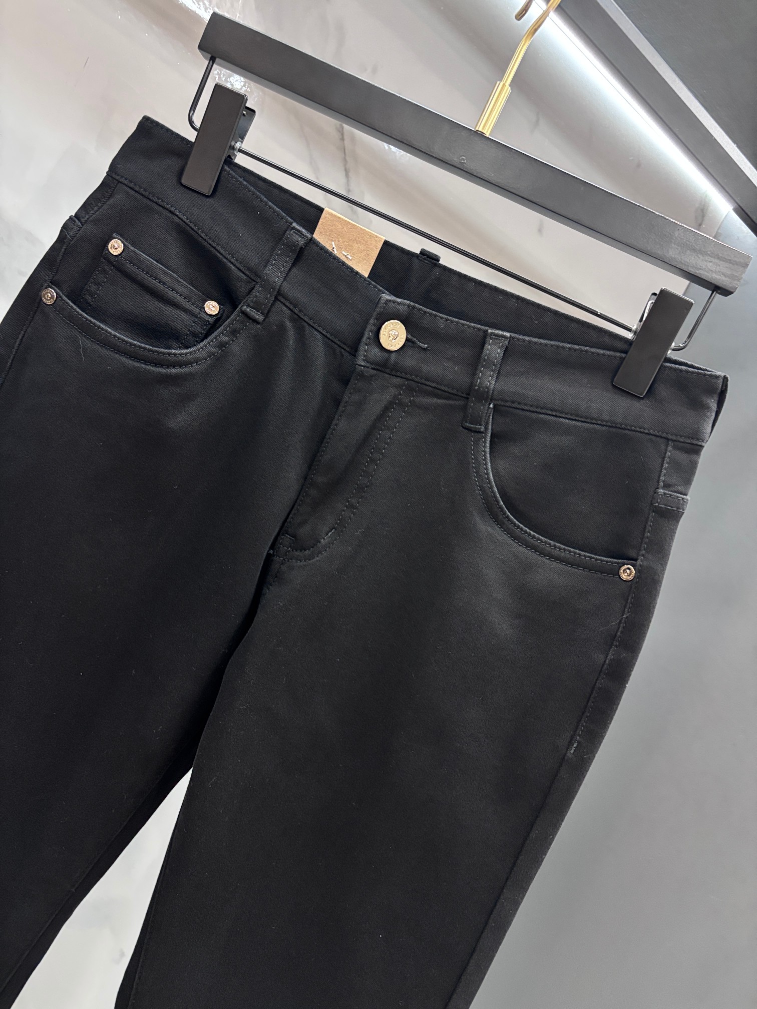 范思哲 🔥高端定制、2025早秋最新款牛仔裤 柜台同步发售 原版定制 客供五金辅料 原单品质 进口固色牛