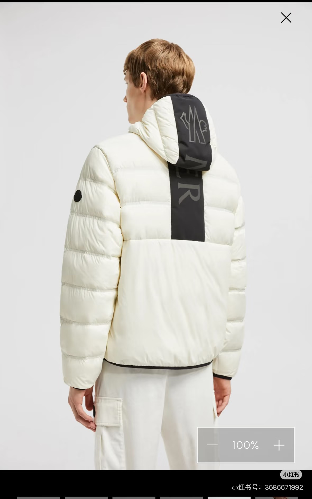 🆕 蒙口 25冬季专柜最新男士轻薄连帽羽绒服🔥背面印花logo字母极为显眼，处处细节显工艺 📢 穿上就是