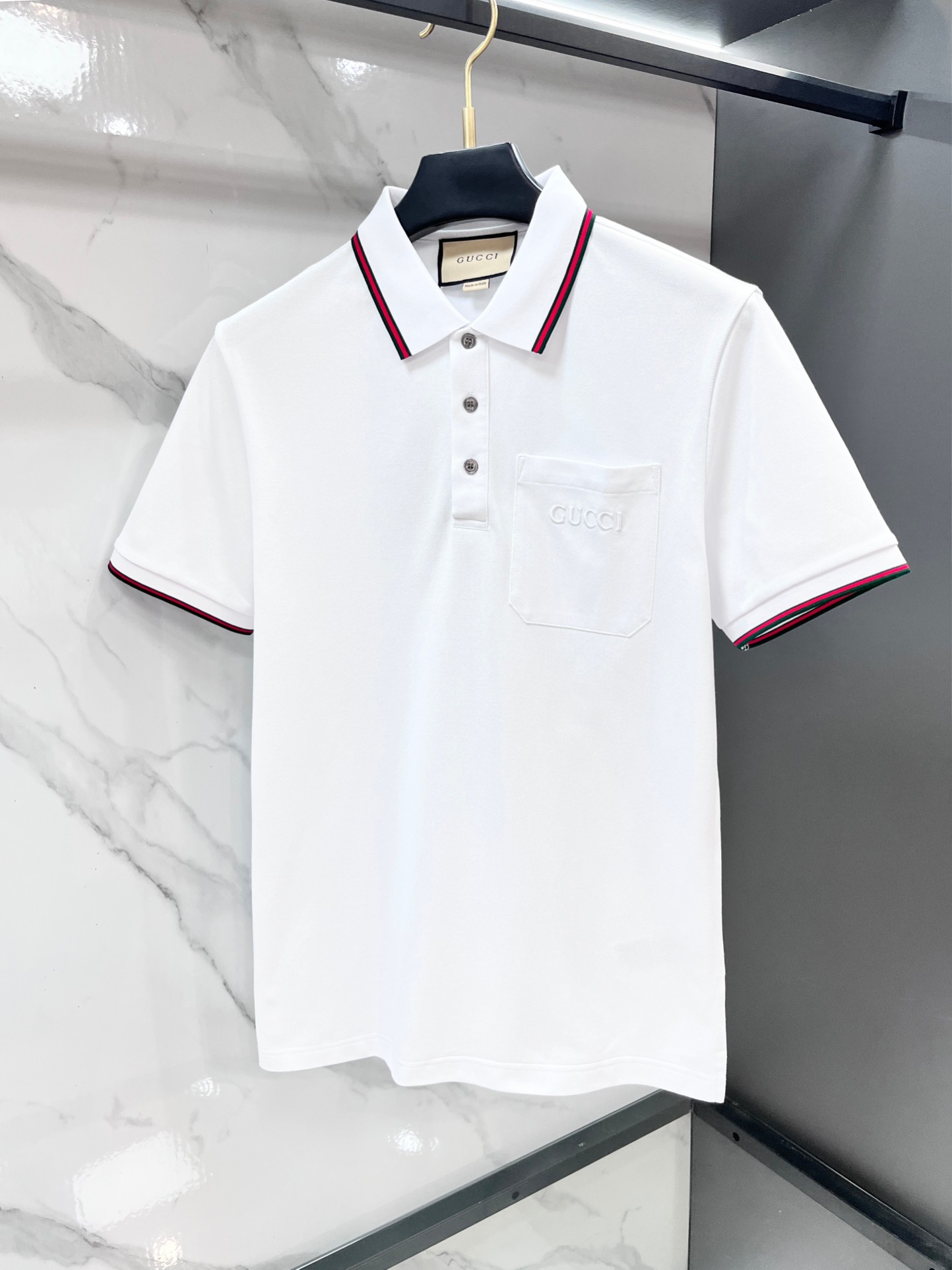 Gucci 2026新款高端商务Polo 白领 单位人士必入单品！ 休闲商务翻领短袖，科技面料，体感非常