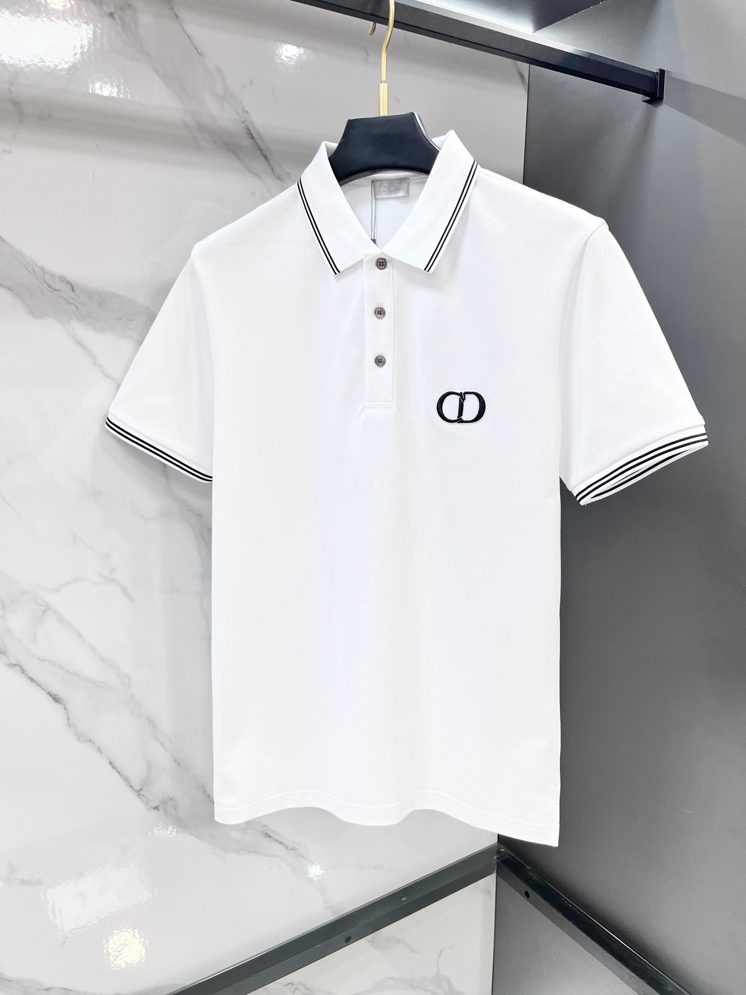 迪奥 2026新款高端商务Polo 白领 单位人士必入单品！ 休闲商务翻领短袖，科技面料，体感非常棒，手