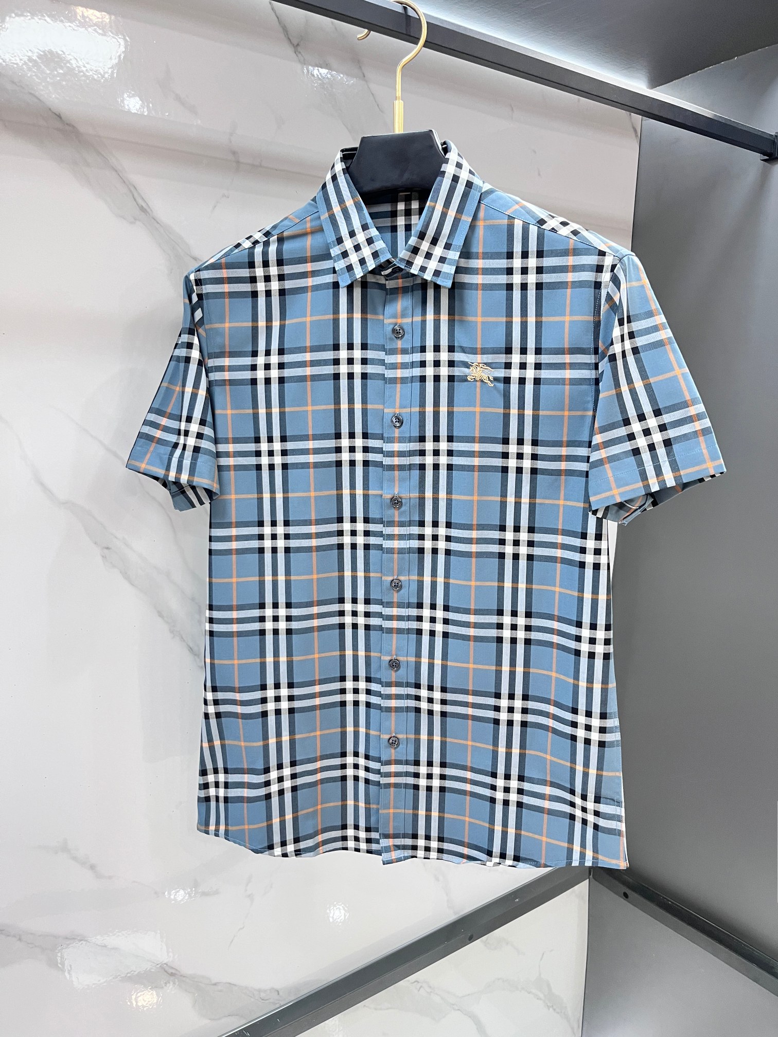 巴宝莉 官网1:1原单品质25ss新款秋冬格子对位衬衫原版3,200购入开发，面料采用100%锦纶定织格