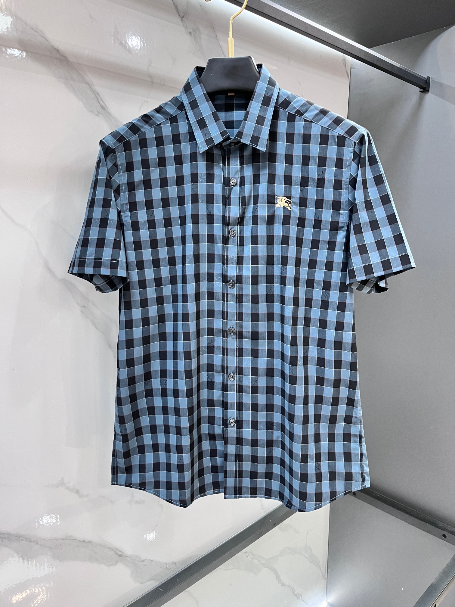 巴宝莉 官网1:1原单品质25ss新款秋冬格子对位衬衫原版3,200购入开发，面料采用100%锦纶定织格