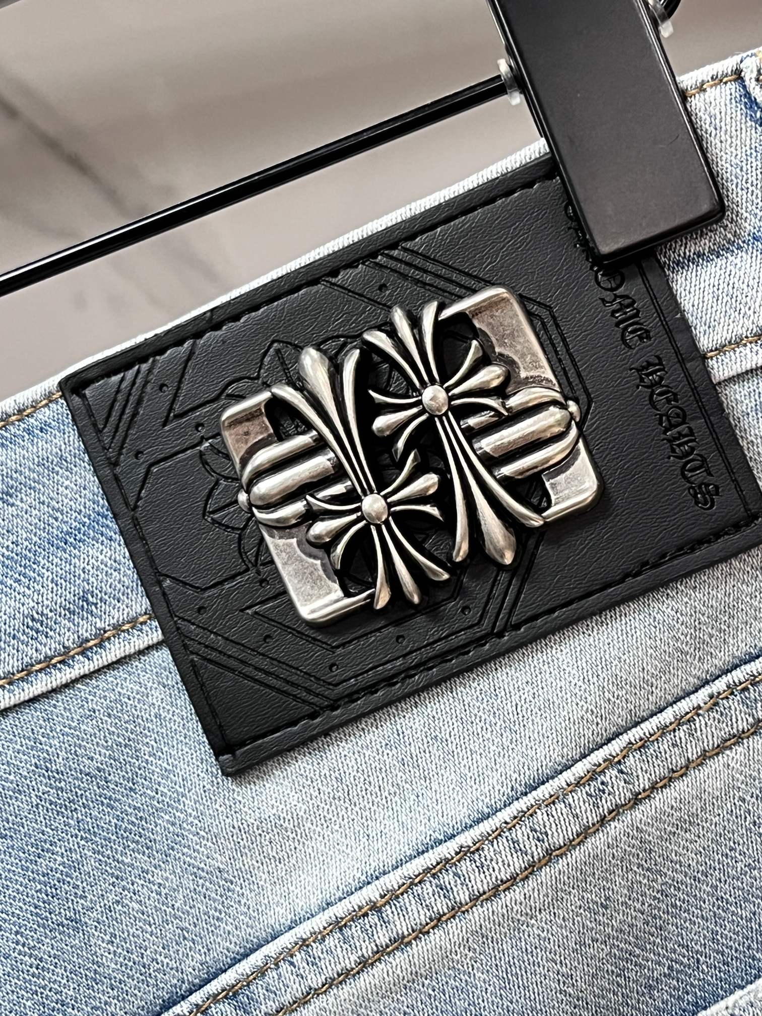 克罗心 🔥高端定制、2026早秋最新款牛仔裤 柜台同步发售 原版定制 客供五金辅料 原单品质 进口固色牛