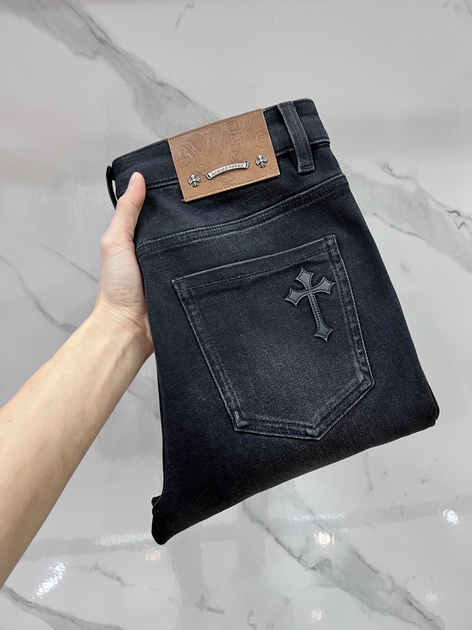 克罗心 🔥高端定制、2026早秋最新款牛仔裤 柜台同步发售 原版定制 客供五金辅料 原单品质 进口固色牛