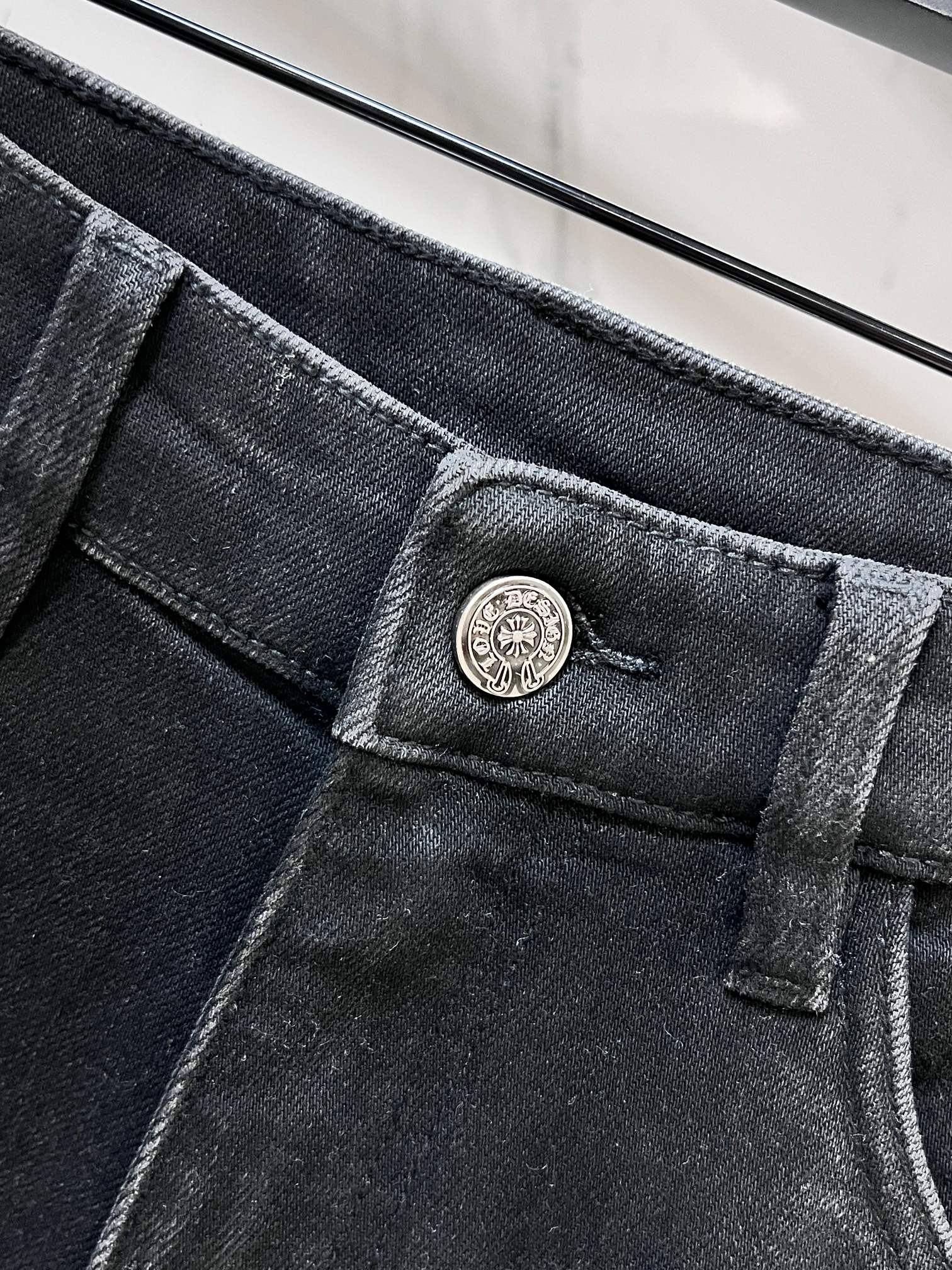 克罗心 🔥高端定制、2026早秋最新款牛仔裤 柜台同步发售 原版定制 客供五金辅料 原单品质 进口固色牛