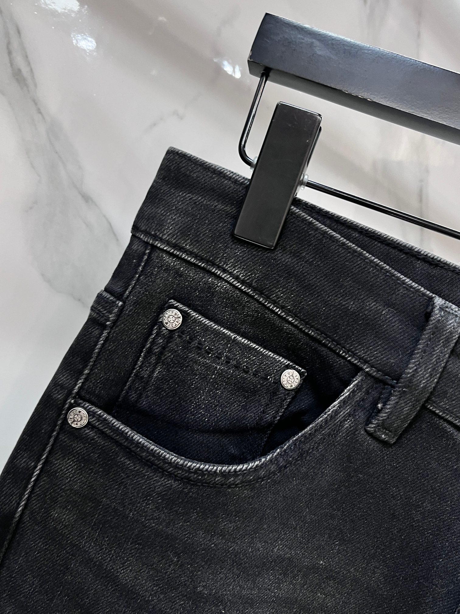 克罗心 🔥高端定制、2026早秋最新款牛仔裤 柜台同步发售 原版定制 客供五金辅料 原单品质 进口固色牛