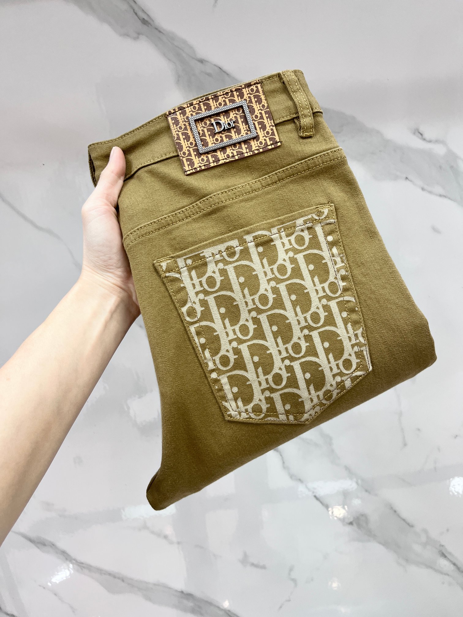 迪奥 🔥高端定制、2026早秋最新款牛仔裤 柜台同步发售 原版定制 客供五金辅料 原单品质 进口固色牛仔