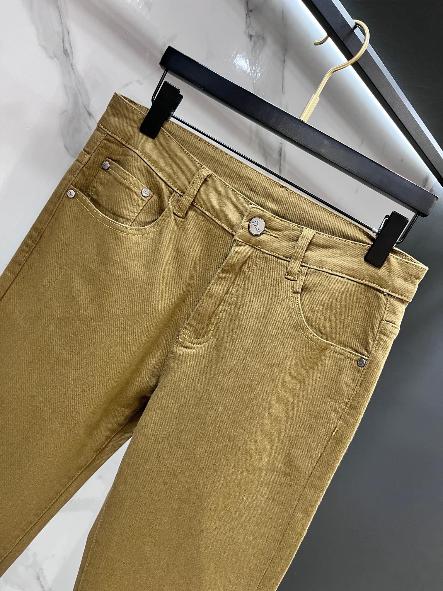 迪奥 🔥高端定制、2026早秋最新款牛仔裤 柜台同步发售 原版定制 客供五金辅料 原单品质 进口固色牛仔