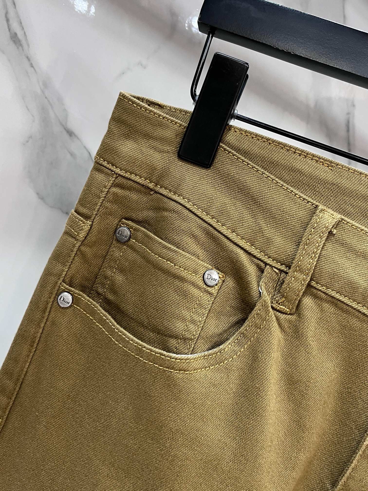 迪奥 🔥高端定制、2026早秋最新款牛仔裤 柜台同步发售 原版定制 客供五金辅料 原单品质 进口固色牛仔