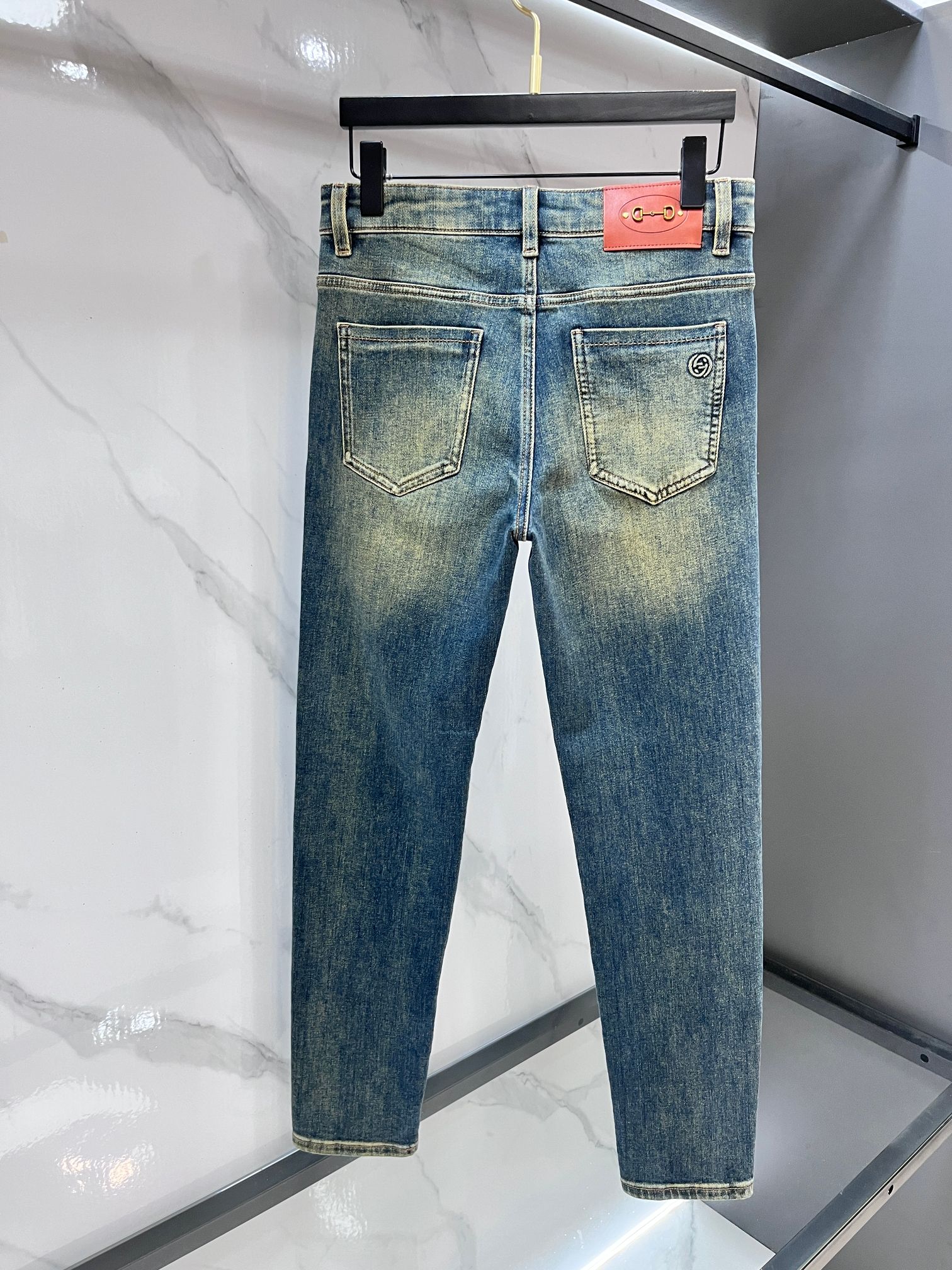 Gucci 🔥高端定制、2026早秋最新款牛仔裤 柜台同步发售 原版定制 客供五金辅料 原单品质 进口固