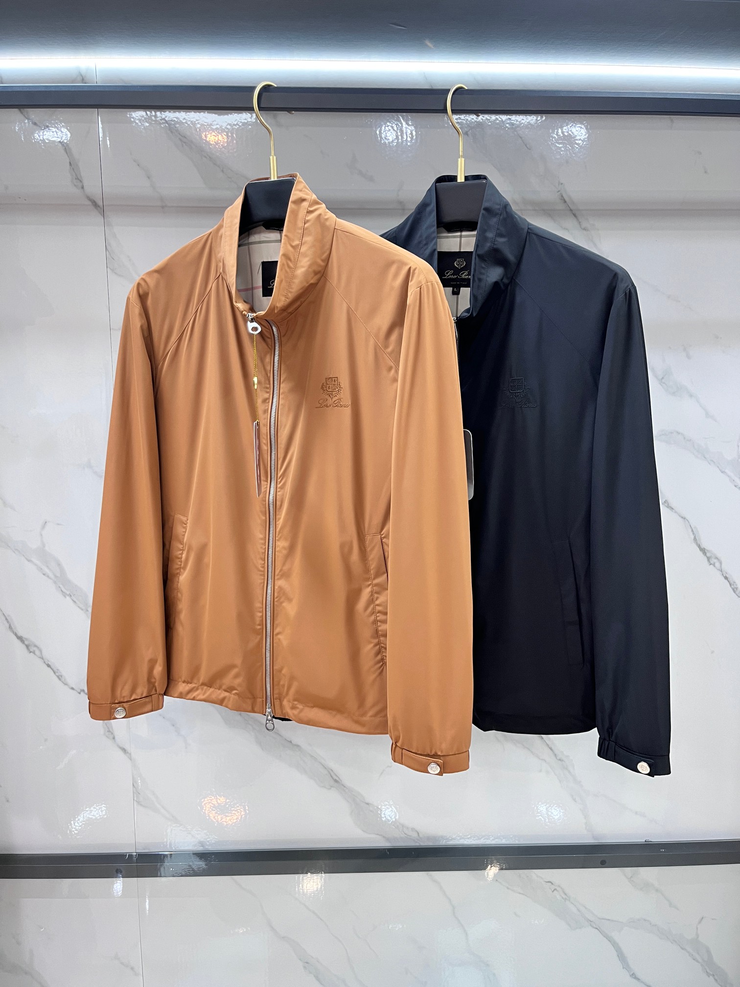 Loro piana 早春经典男士商务休闲小站领夹克外套.颇具意大利典型风格的时装，贸易公司渠道臻品 在