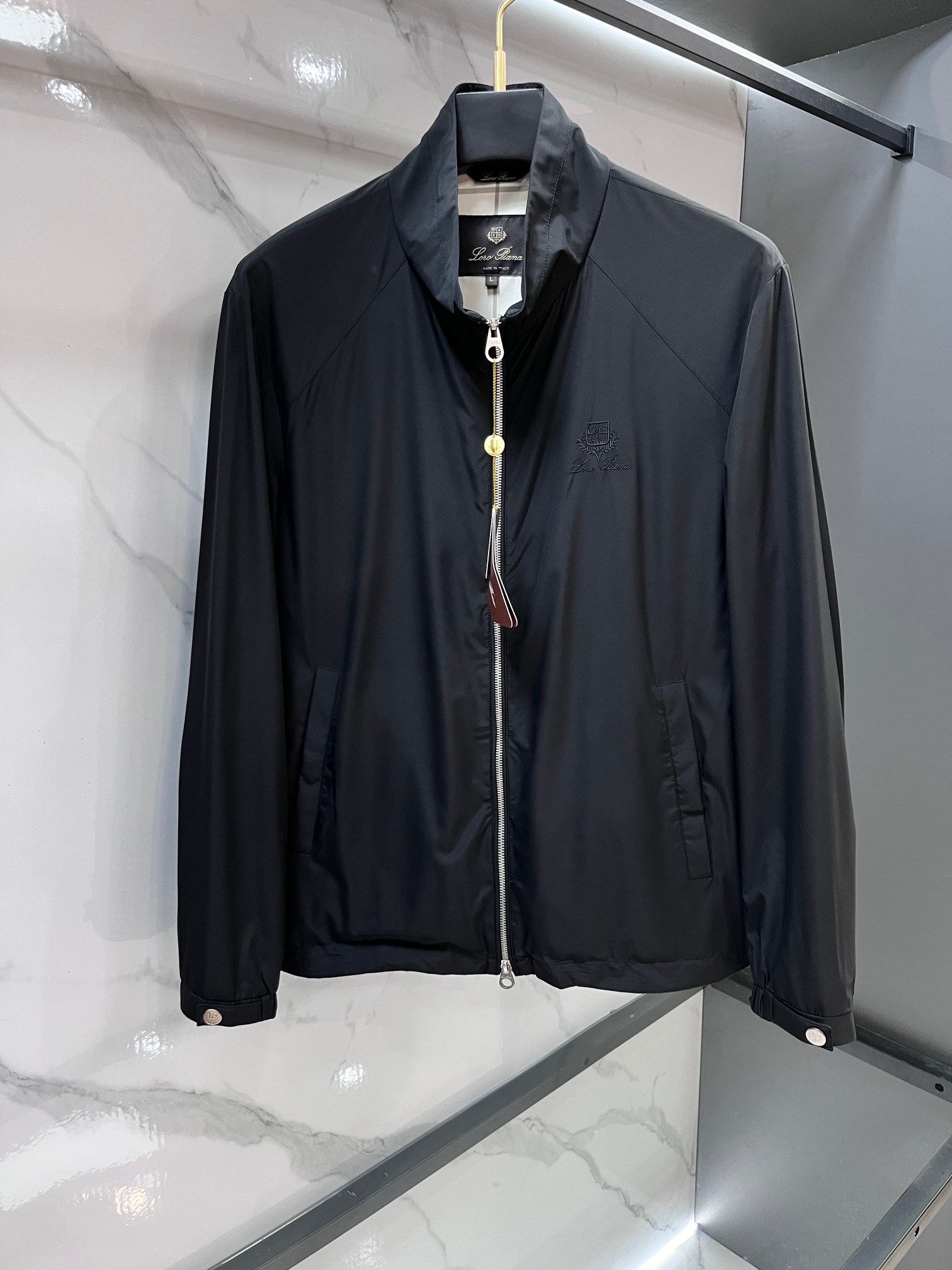 Loro piana 早春经典男士商务休闲小站领夹克外套.颇具意大利典型风格的时装，贸易公司渠道臻品 在
