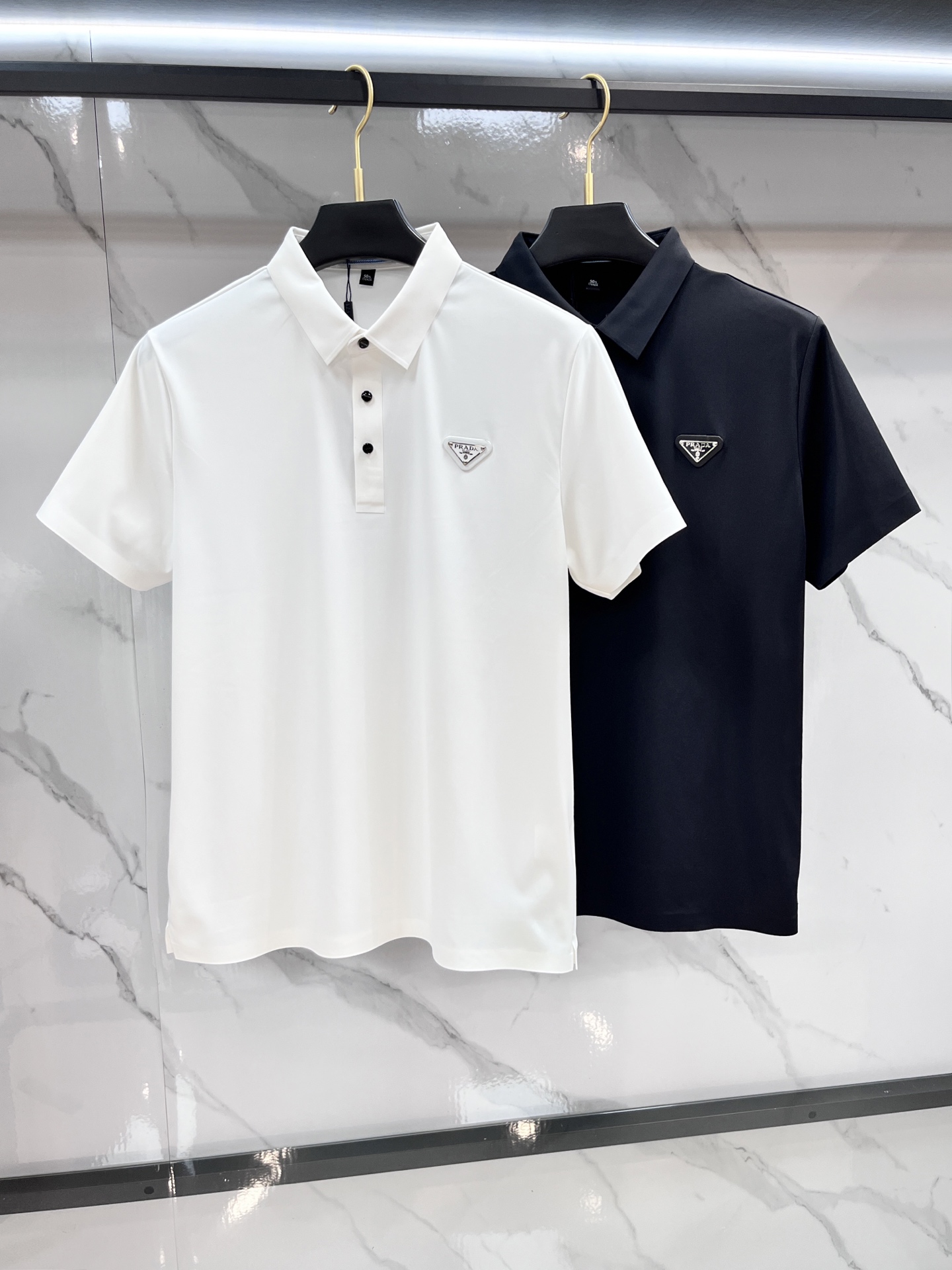 普拉达 2026ss夏季新品，男士免烫抗速干商务短袖POLO衫，贸易公司渠道稀出，领先GW发售！驴家夏季