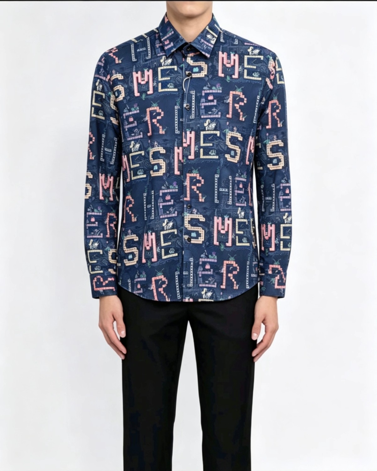 NO:777890,Hermès 2026ss new men's long-sleeved shirt, high-end version!  Customized fabric with high breathability and comfort, impeccable details, brand element design concept, reflecting high quality. It feels delicate and soft!  It presents a casual cut and the upper body shape is awesome!  ……………………………………………………………… SizeM-XXXL,,hermes,shirts,19860909爱马仕 2026ss新款男士长袖 衬衫 衬衣,高端版本！定制面料 透气舒适度高,细节无可挑剔,品牌元素设计理念,体现高品质.手感细腻柔软！呈现休闲裁剪,上身版型超赞！…………………………………………………… SizeM-XXXL,,hermes,shirts,,Men's clothing