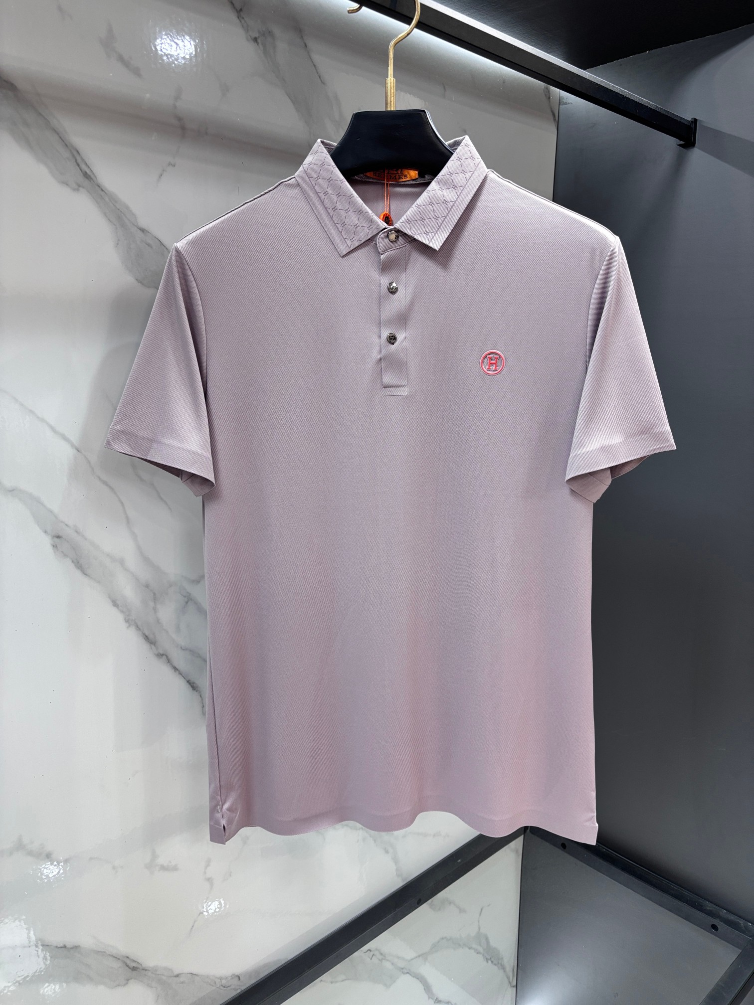 爱马仕 2026ss夏季新品，男士免烫抗速干商务短袖POLO衫，贸易公司渠道稀出，领先GW发售！夏季秀款