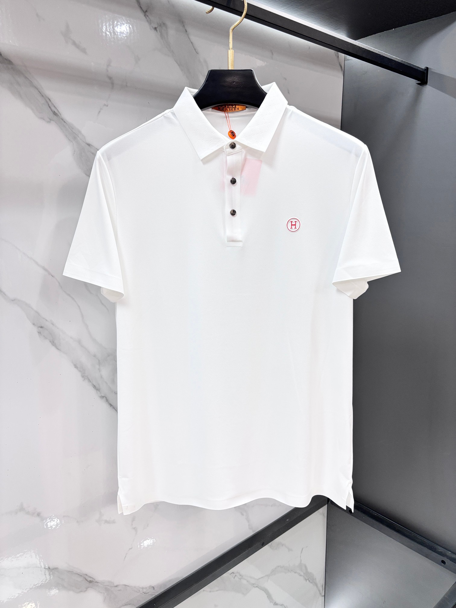 爱马仕 2026ss夏季新品，男士免烫抗速干商务短袖POLO衫，贸易公司渠道稀出，领先GW发售！夏季秀款