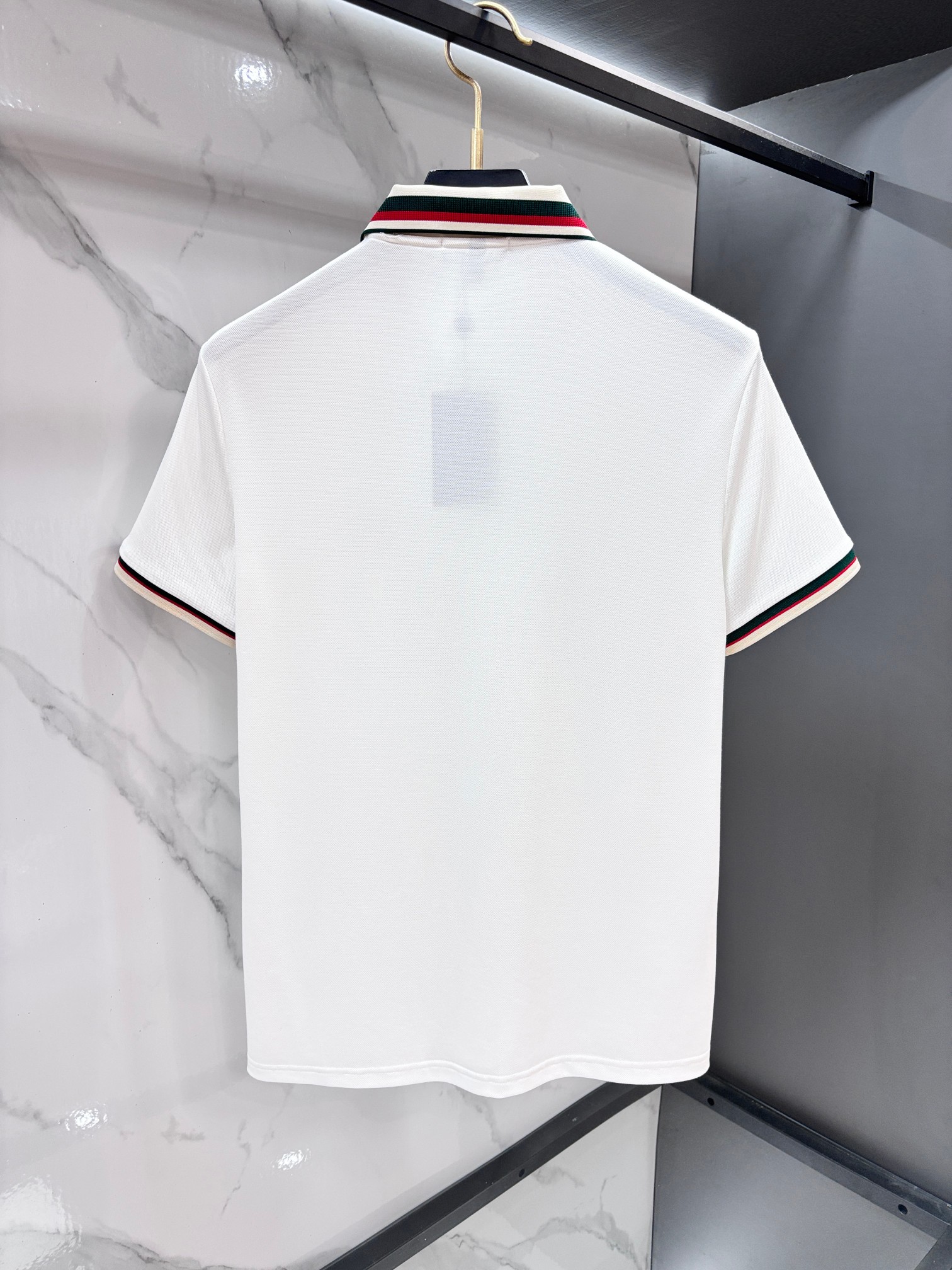 Gucci 2026ss夏季专柜新款男士翻领Polo衫！高端男装的天花板级别的商务男款！简约时尚大气不失