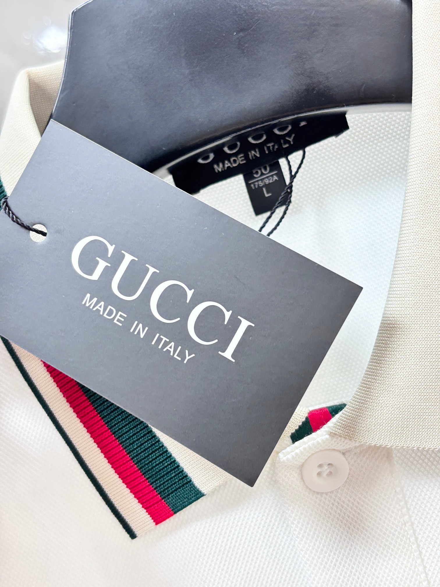 Gucci 2026ss夏季专柜新款男士翻领Polo衫！高端男装的天花板级别的商务男款！简约时尚大气不失