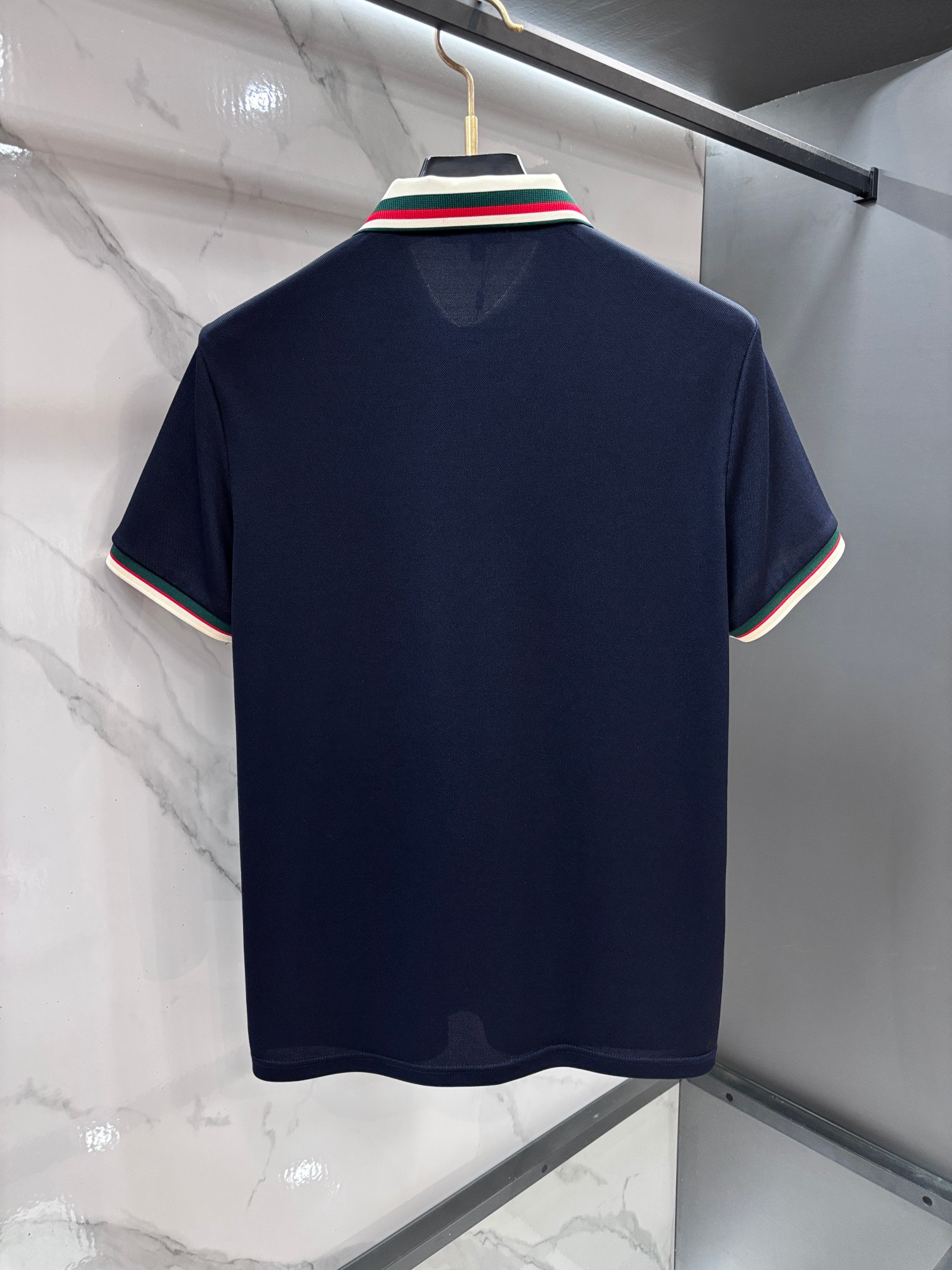 Gucci 2026ss夏季专柜新款男士翻领Polo衫！高端男装的天花板级别的商务男款！简约时尚大气不失