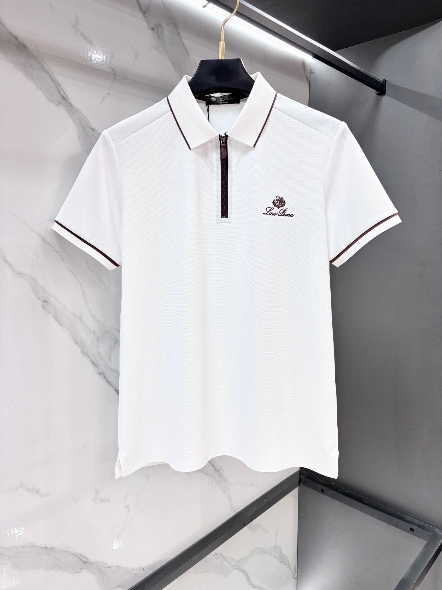 Loro Piana ss夏季新品，男士免烫抗速干商务短袖POLO衫，贸易公司渠道稀出，领先GW发售！驴