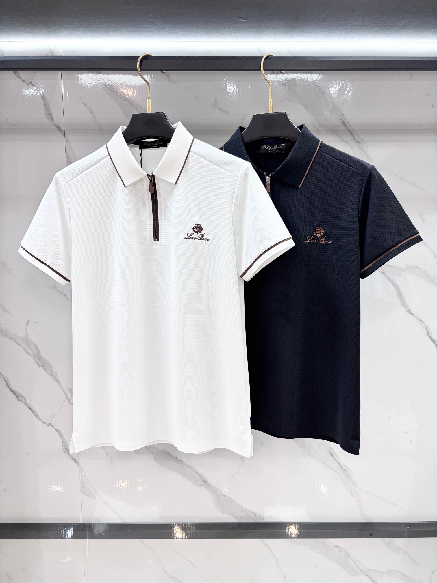 Loro Piana ss夏季新品，男士免烫抗速干商务短袖POLO衫，贸易公司渠道稀出，领先GW发售！驴