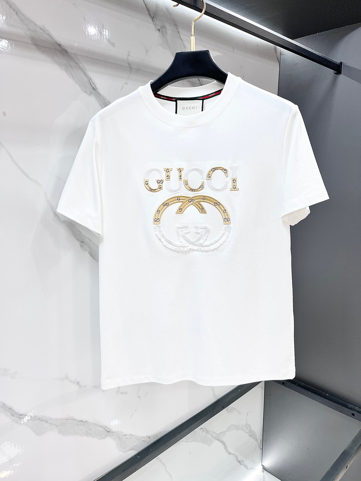 Gucci 官网同款⚠️重磅推荐！2026ss夏装新品 专柜在售 最新系列图案logo短袖T恤 必须人手